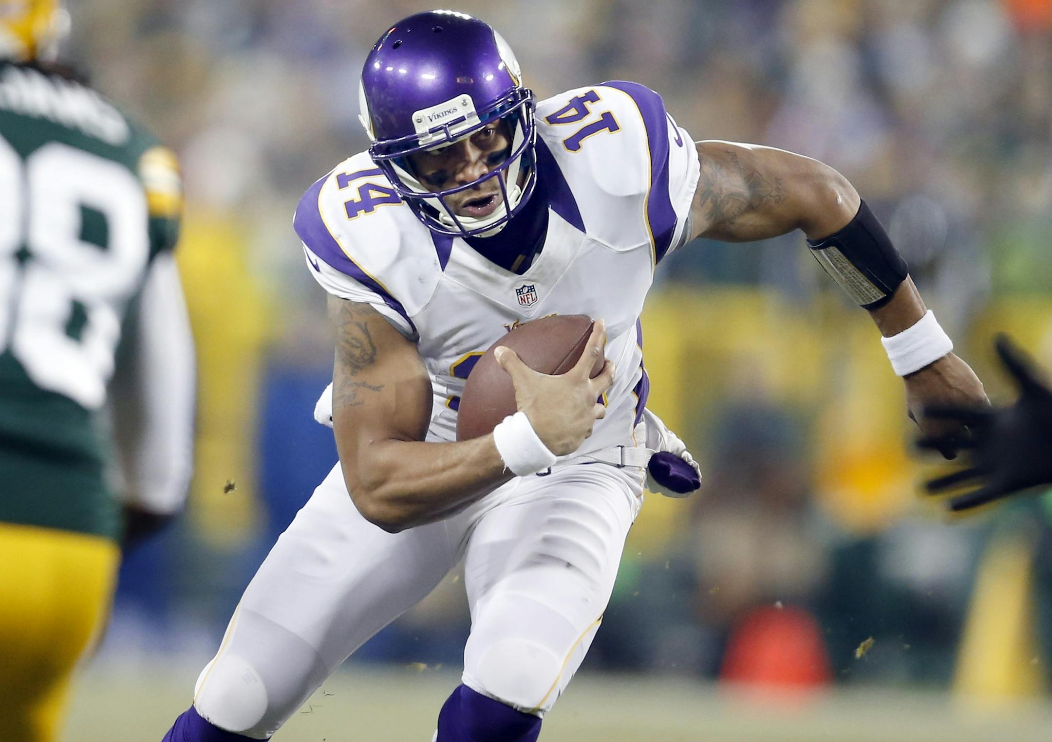Vikings quarterback Joe Webb (14)