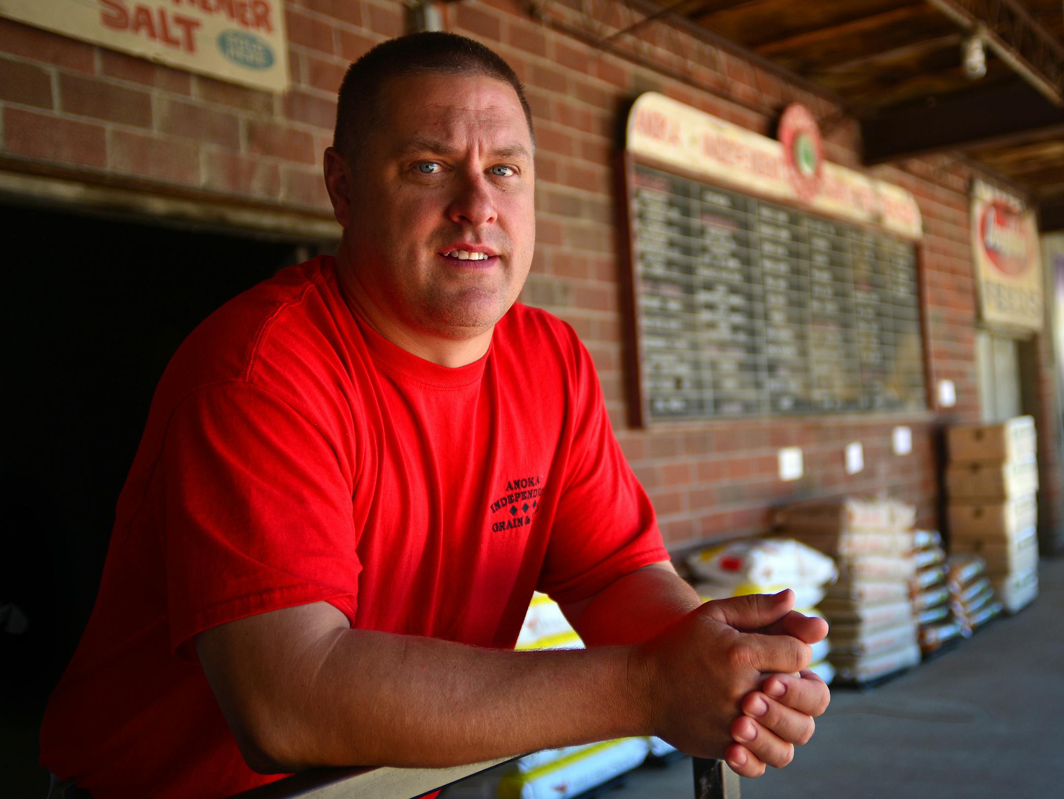 Two blocks from Anoka's city hall, the county government center and Main Street are a row of silos and a feed store that appears from another era. Anoka Independent Grain & Feed is such on oddity that couples come to pose there on their wedding day and graduates pose wearing caps and gowns. The store, operatng since 1948 alongside the Rum River, is more popular than ever, thanks to a new walking trail.Owner Kevin Petersen has taken over the family business and works long days ranging from the lo