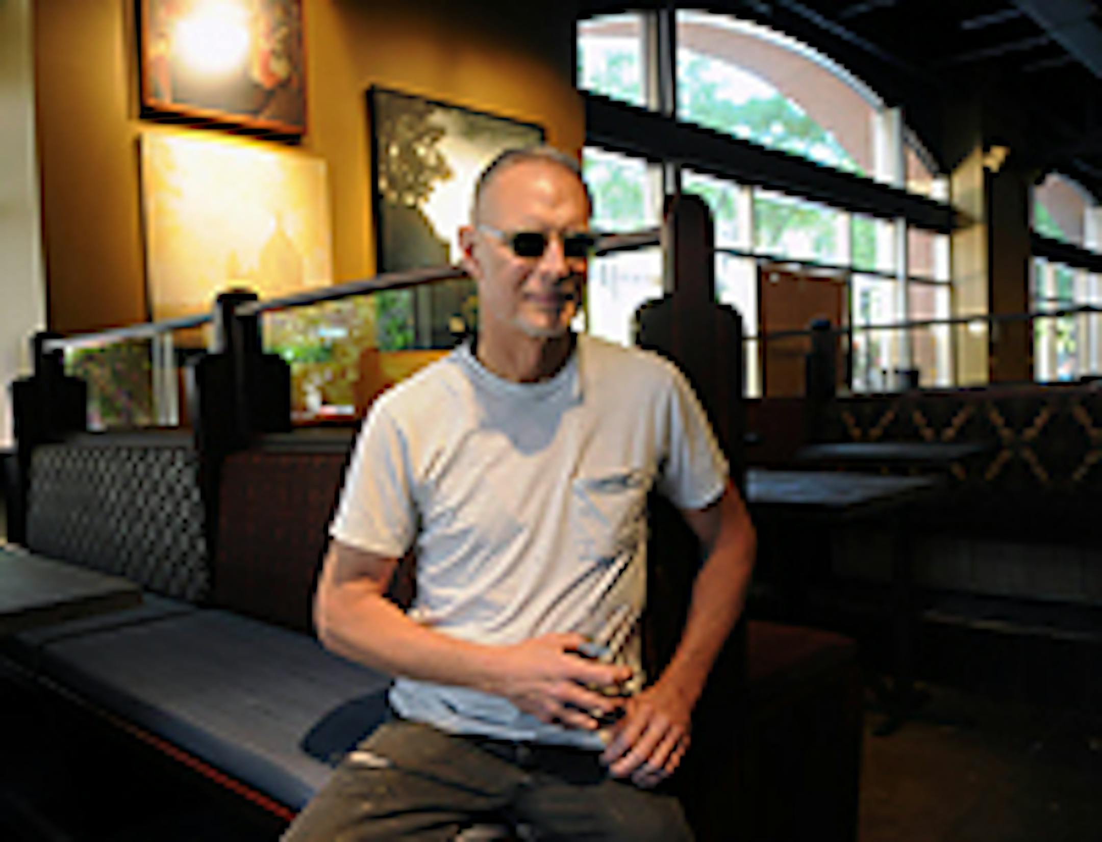 Jon Oulman in the new Amsterdam Bar & Hall