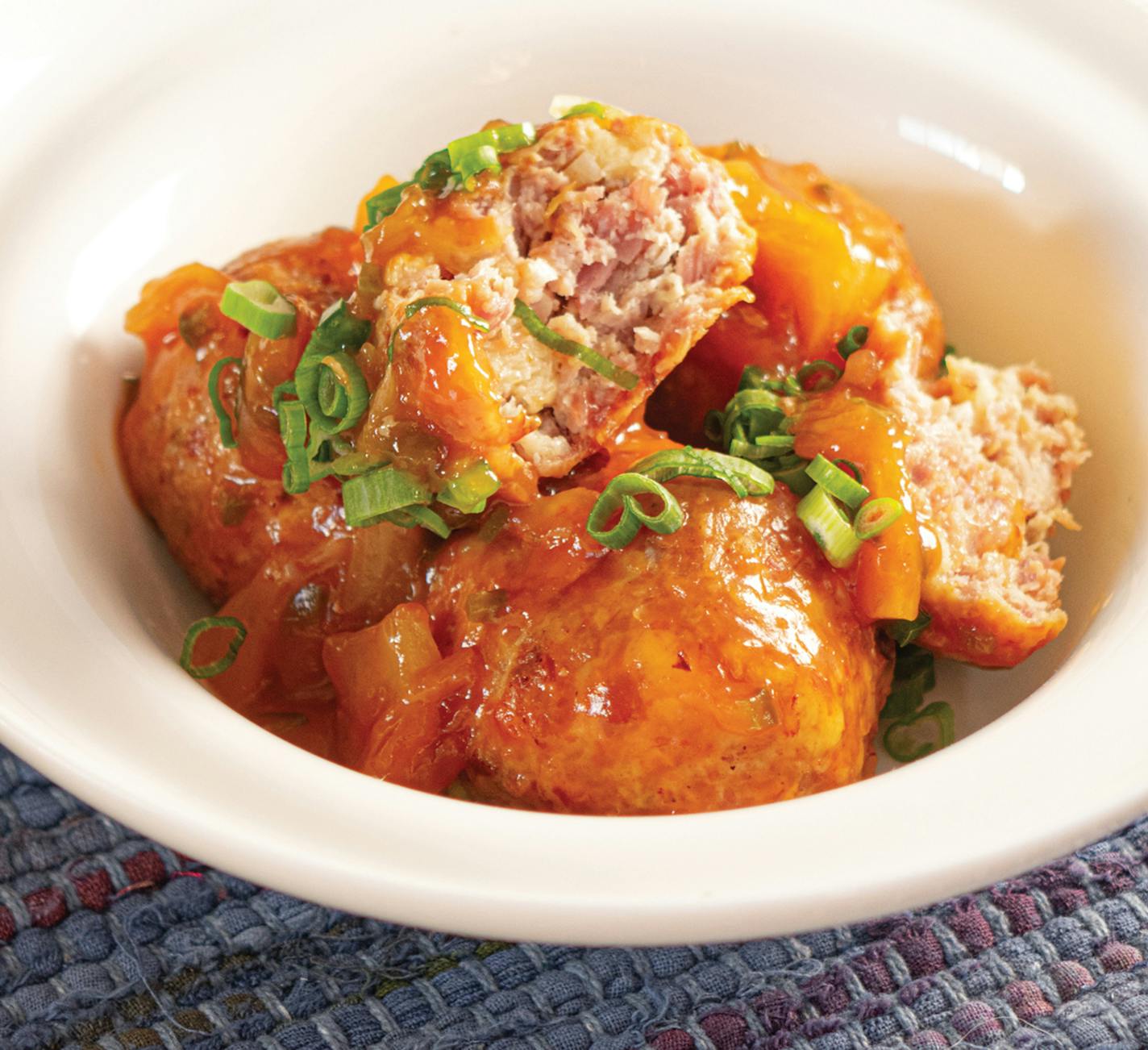 Ham meatballs with sweet 'n' sour sauce from "Smoke on the Waterfront: The Northern Waters Smokehaus Cookbook" (University of Minnesota Press, 2023). Provided photos