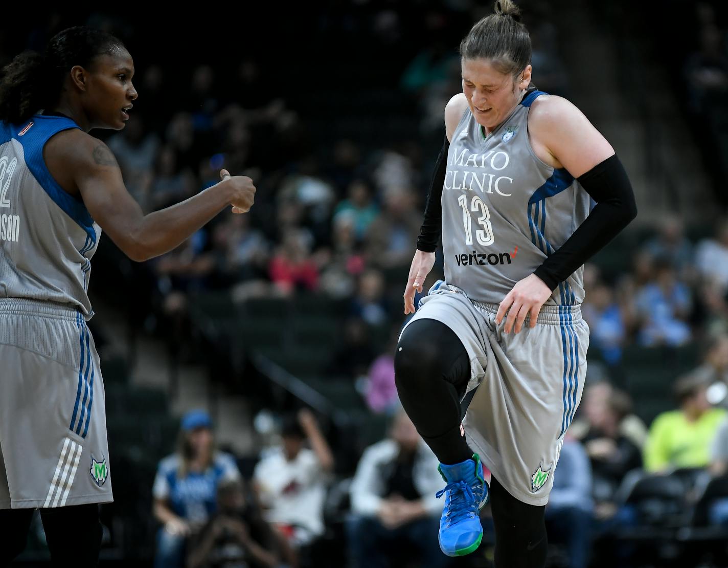 Lynx point guard Lindsay Whalen, out since Aug. 3 because of a broken finger in her left hand, will return for the playoffs.