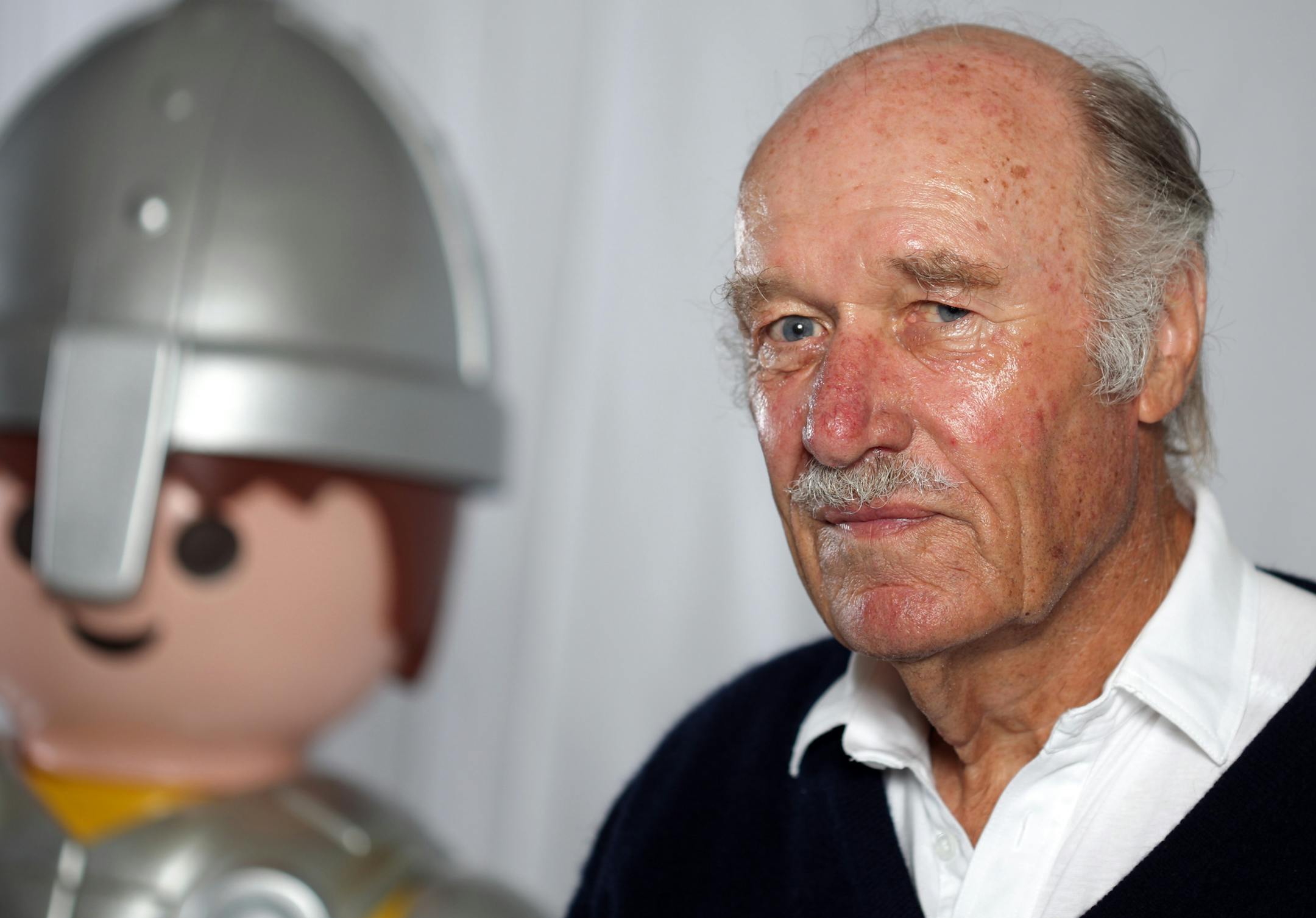 FILE - In this Aug. 27, 2010 file picture Horst Brandstaetter, is photographed in Zirndorf, Germany. Horst Brandstaetter, who launched the popular Playmobil range of plastic toys in the 1970s, has died. He was 81. Playmobil manufacturer Geobra Brandstaetter Stiftung, which Brandstaetter owned, said in a statement Monday June 8, 2015 that he died on June 3. It gave no further details. ( Daniel Karmann/ dpa via AP, file)