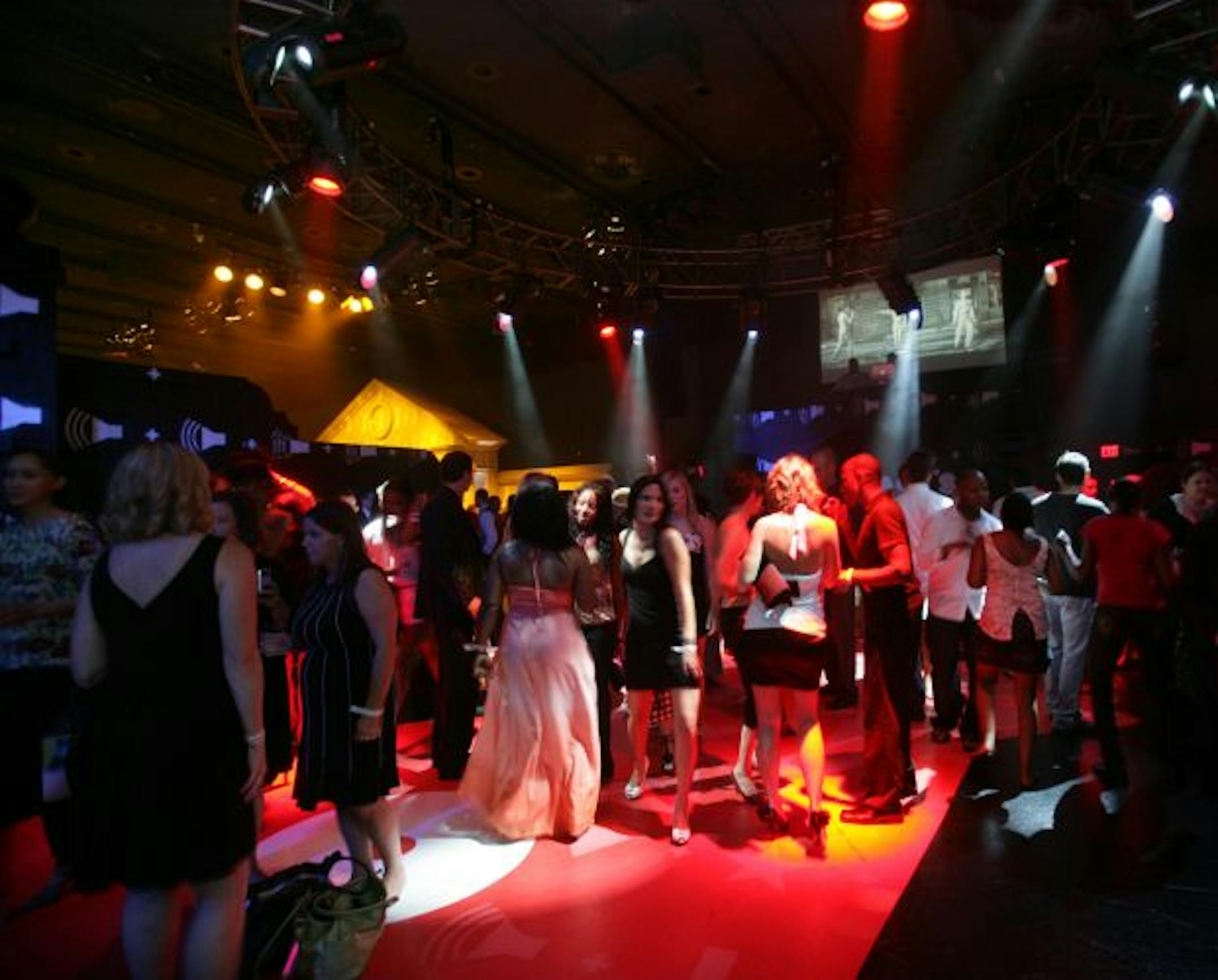 Hundreds of patrons danced at Glamorama inside Macy's on the eighth floor.