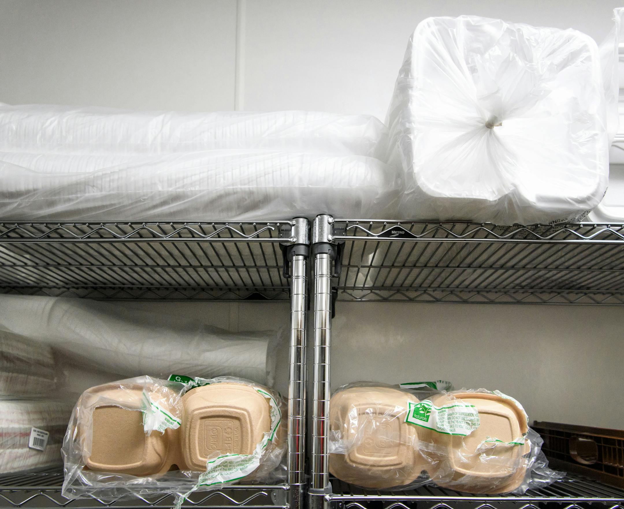 Alimama's Mediterranean Grill, which uses a mixture of compostable and foam food containers, would have to change some of its material. ] GLEN STUBBE * gstubbe@startribune.com Wednesday, January 4, 2017 St. Paul businesses might have to say so long to Styrofoam and other to-go containers that harm the environment. The city is considering adding regulations to prevent restaurants and coffee shops from using food packaging that is not environmentally friendly. Business owners will get to weigh in