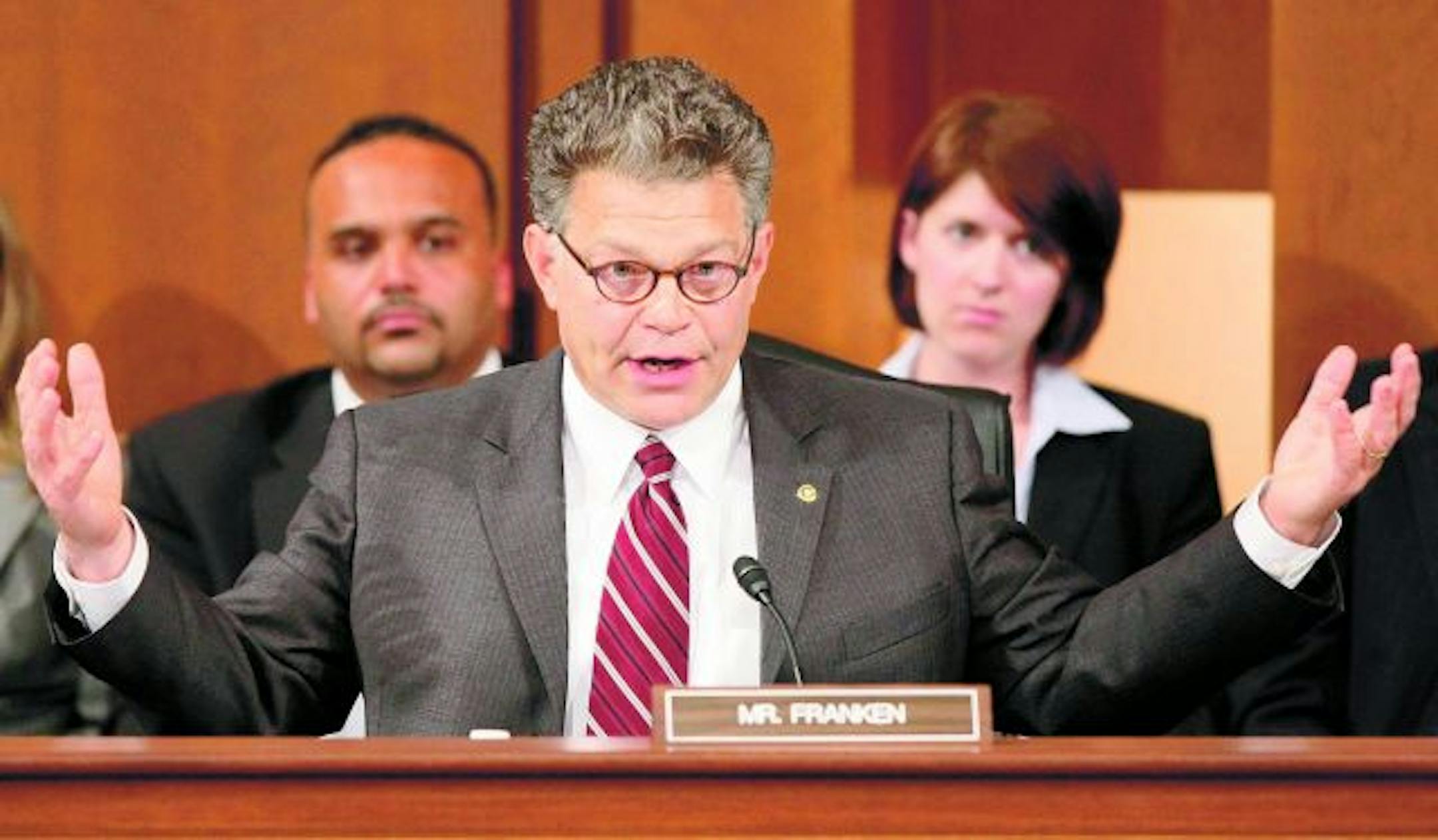 Sen. Al Franken calls Net neutrality "the First Amend­ment issue of our time."