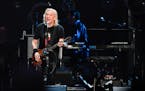 Joe Walsh performed with the Eagles Saturday night.