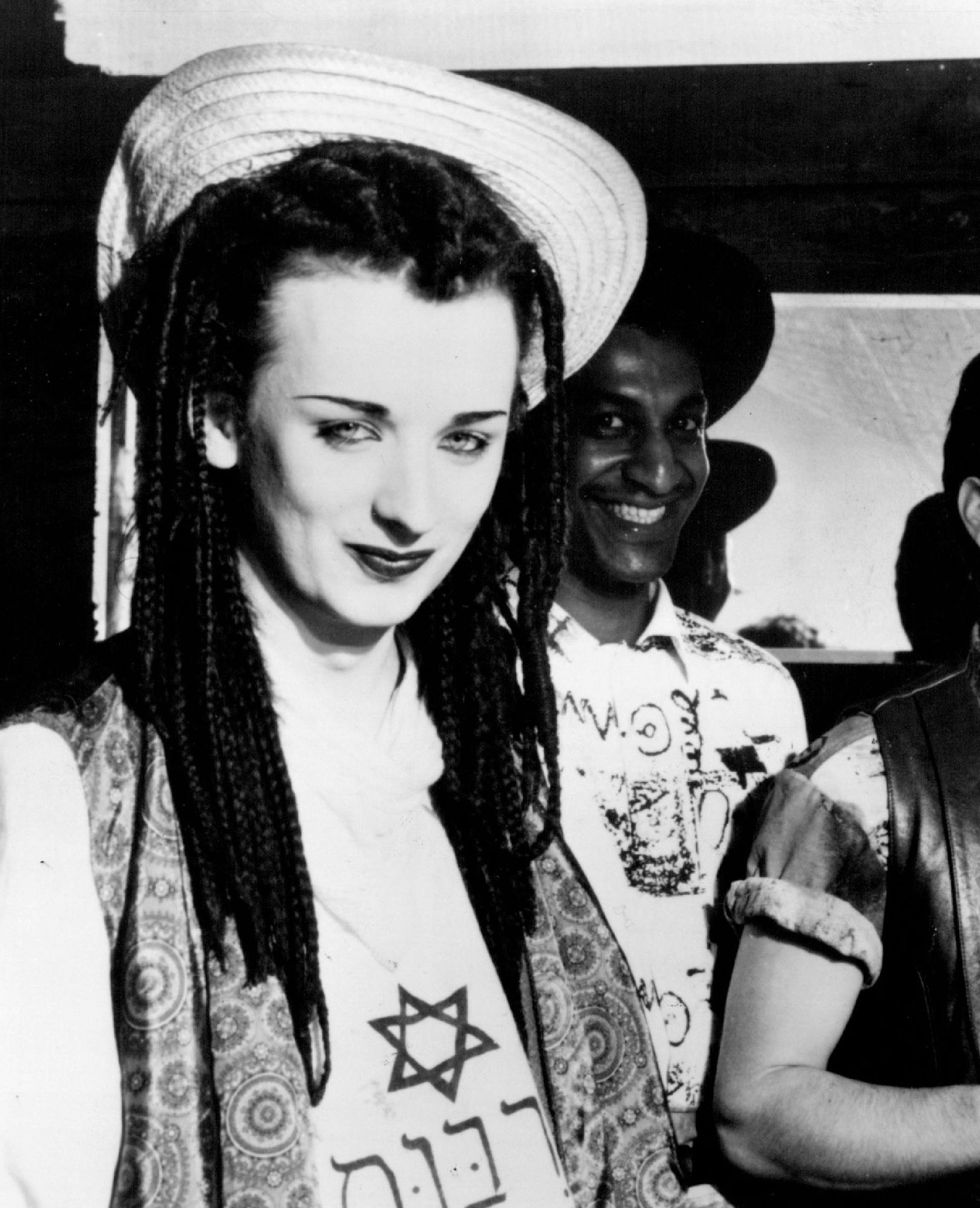 March 4, 1983 Culture Club Critic's Choice/ Music - Culture Club Boy George (far left) is England&#x201a;&#xc4;&#xf4;s latest rock pin-up. His sexuality is more confusing than anybody&#x201a;&#xc4;&#xf4;s since early David Bowie, but Boy George's voice is pure beauty. Witness Culture Club&#x201a;&#xc4;&#xf4;s current hit: &#x201a;&#xc4;&#xfa;Do You Really Want To Hurt Me,&#x201a;&#xc4;&#xf9; which one critic described as the best Smokey Robinson song he had never written. Culture Club mixes smoo