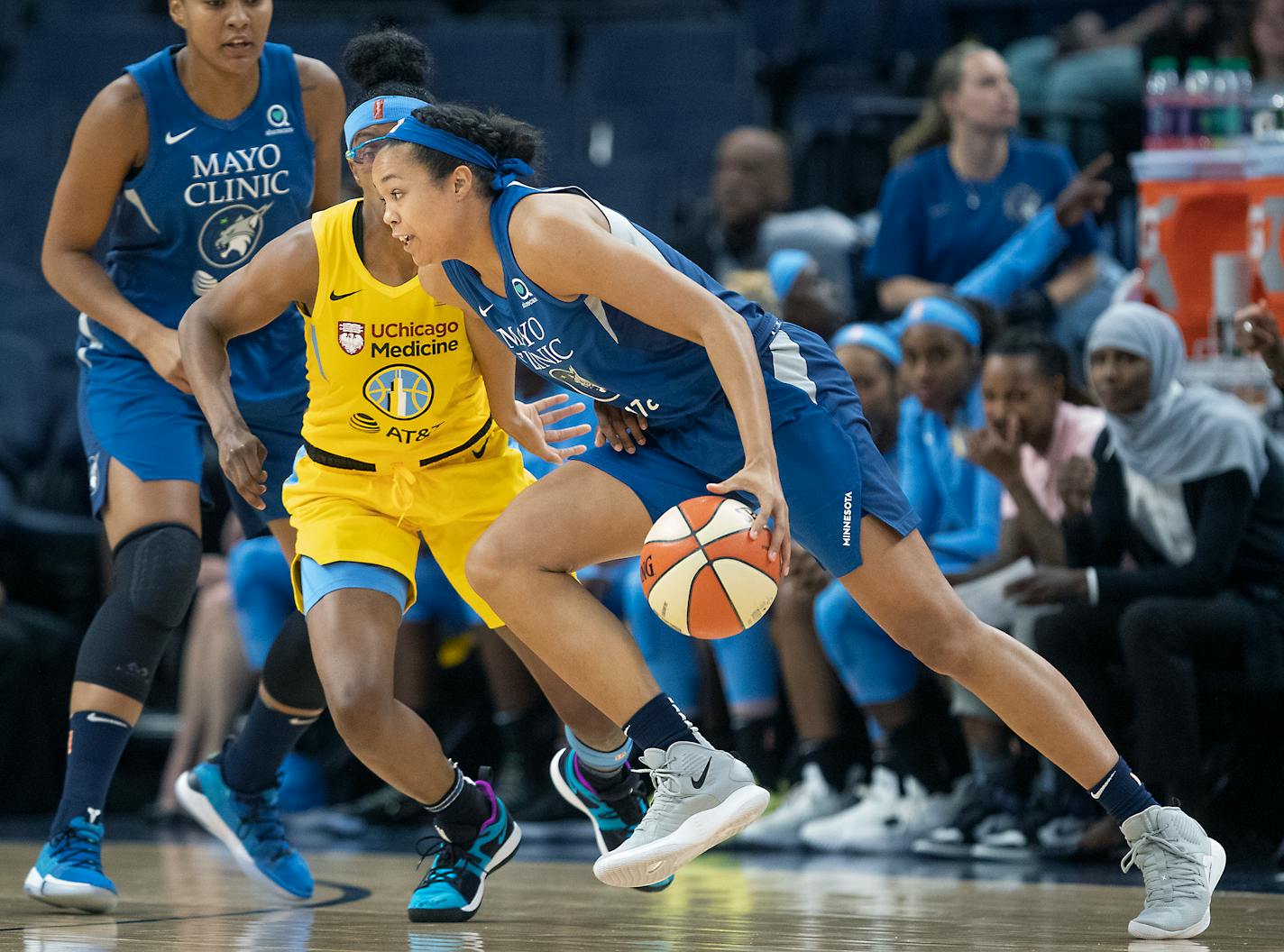 Lynx rookie Napheesa Collier will get more playing time at small forward after Jessica Shepard's injury.