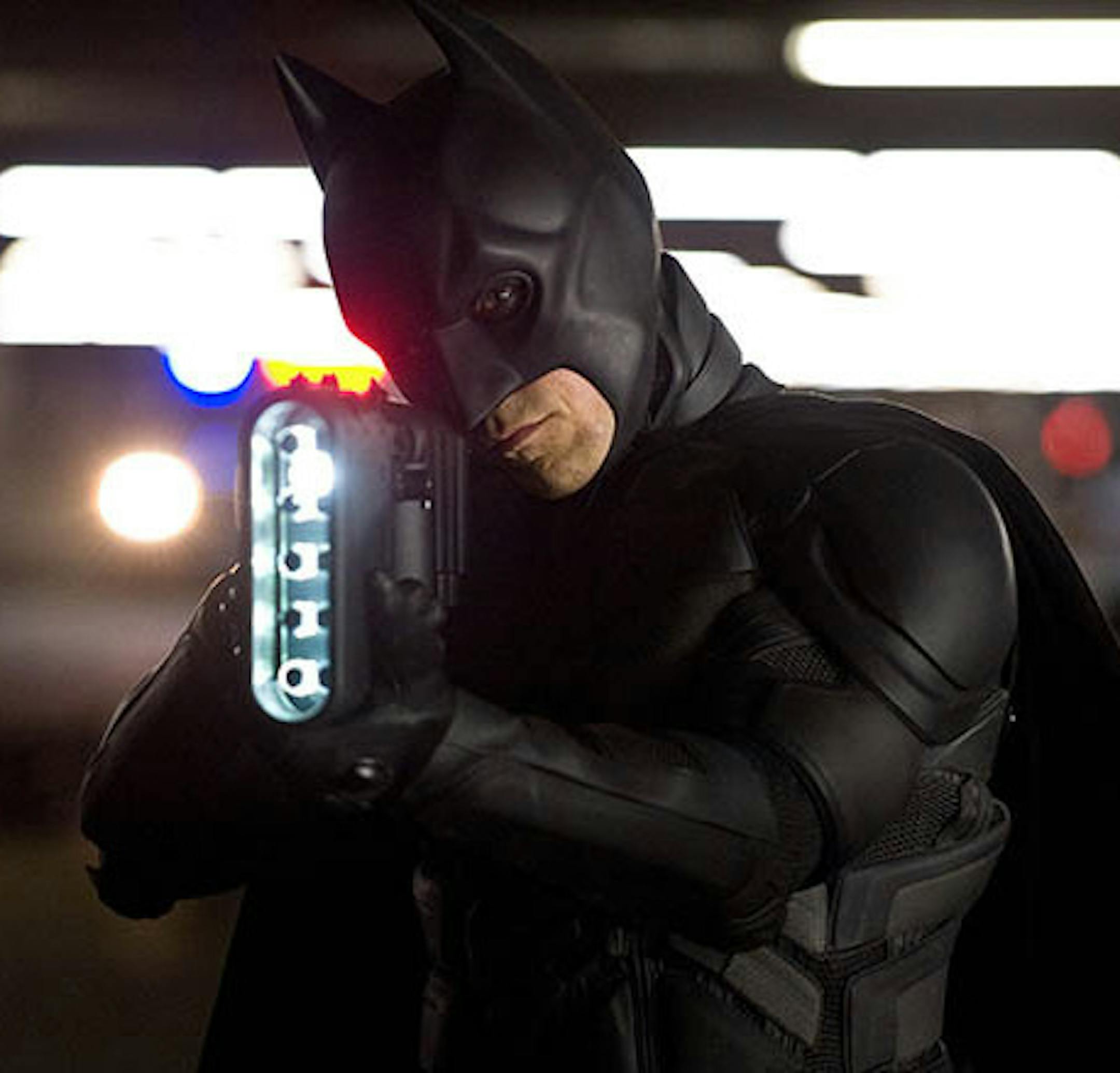 SH13H241COMICS Aug. 27, 2013 -- Robin S. Rosenberg goes into great length about the origin of Batman. Christian Bale as Batman in Warner Bros. Pictures' action thriller "The Dark Knight Rises." (SHNS photo courtesy Warner Bros. Pictures)