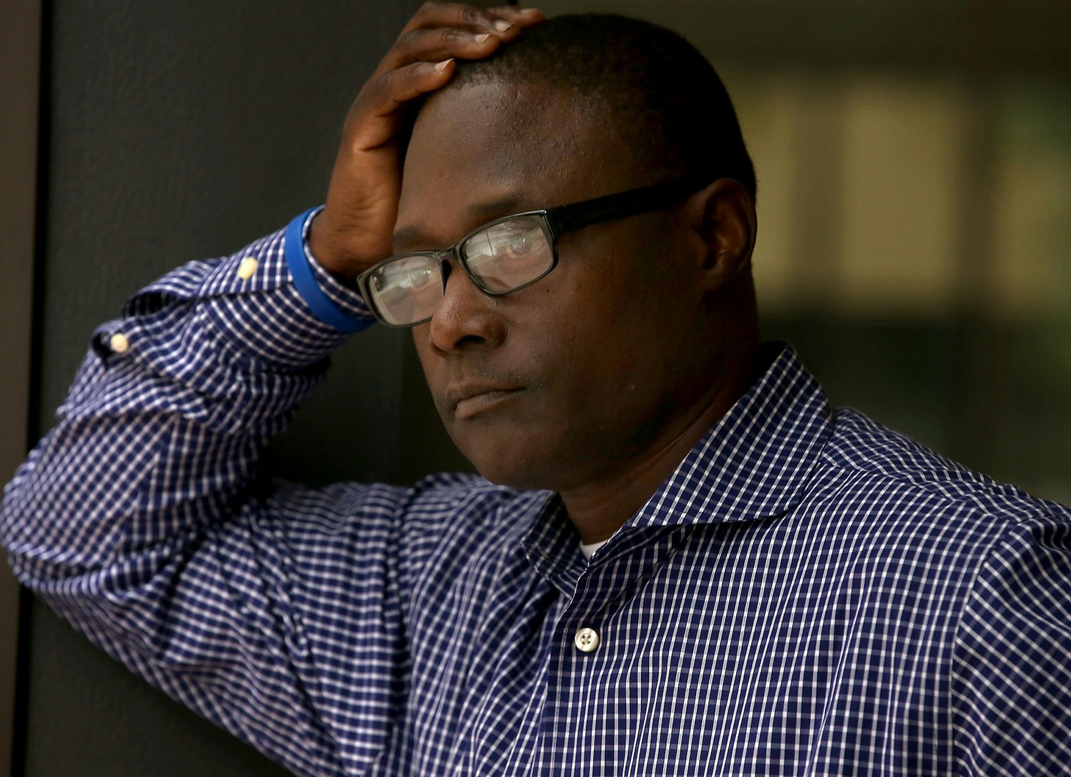 Wynfred N. Russell is executive director of the African Career, Education & Resource, Inc. (ACER), talked about his recent visit to Liberia during an interview, Wednesday, November 12, 2014 in St. Paul, MN. ] (ELIZABETH FLORES/STAR TRIBUNE) ELIZABETH FLORES • eflores@startribune.com