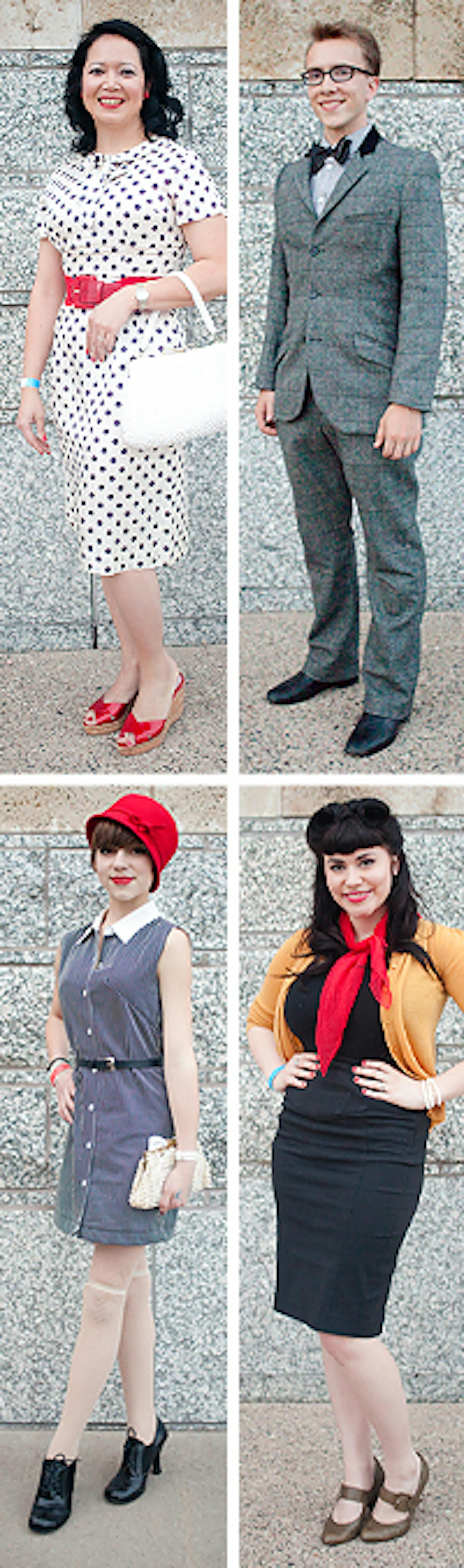 Clockwise from top - Linh Geist, Noam Wiggs, Kathleen Law, Faith Rawson