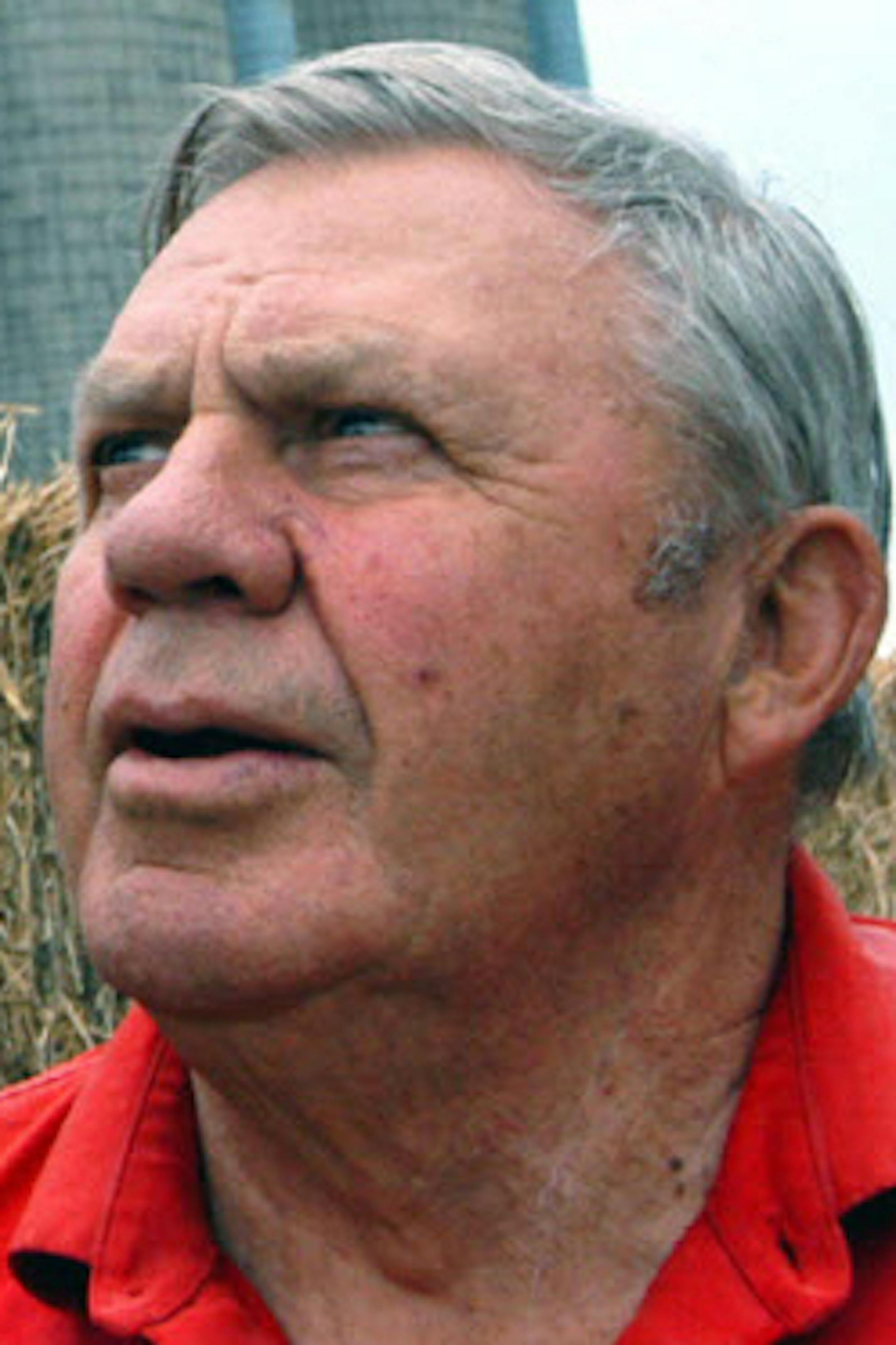 photo of retired state Sen. Charlie Berg of Choikio, Minn. Might run with my story scheduled to run in the A section on Tuesday, 8/31, slugged DOVE0831. photo Dennis Anderson // ORG XMIT: MIN2014021316065241