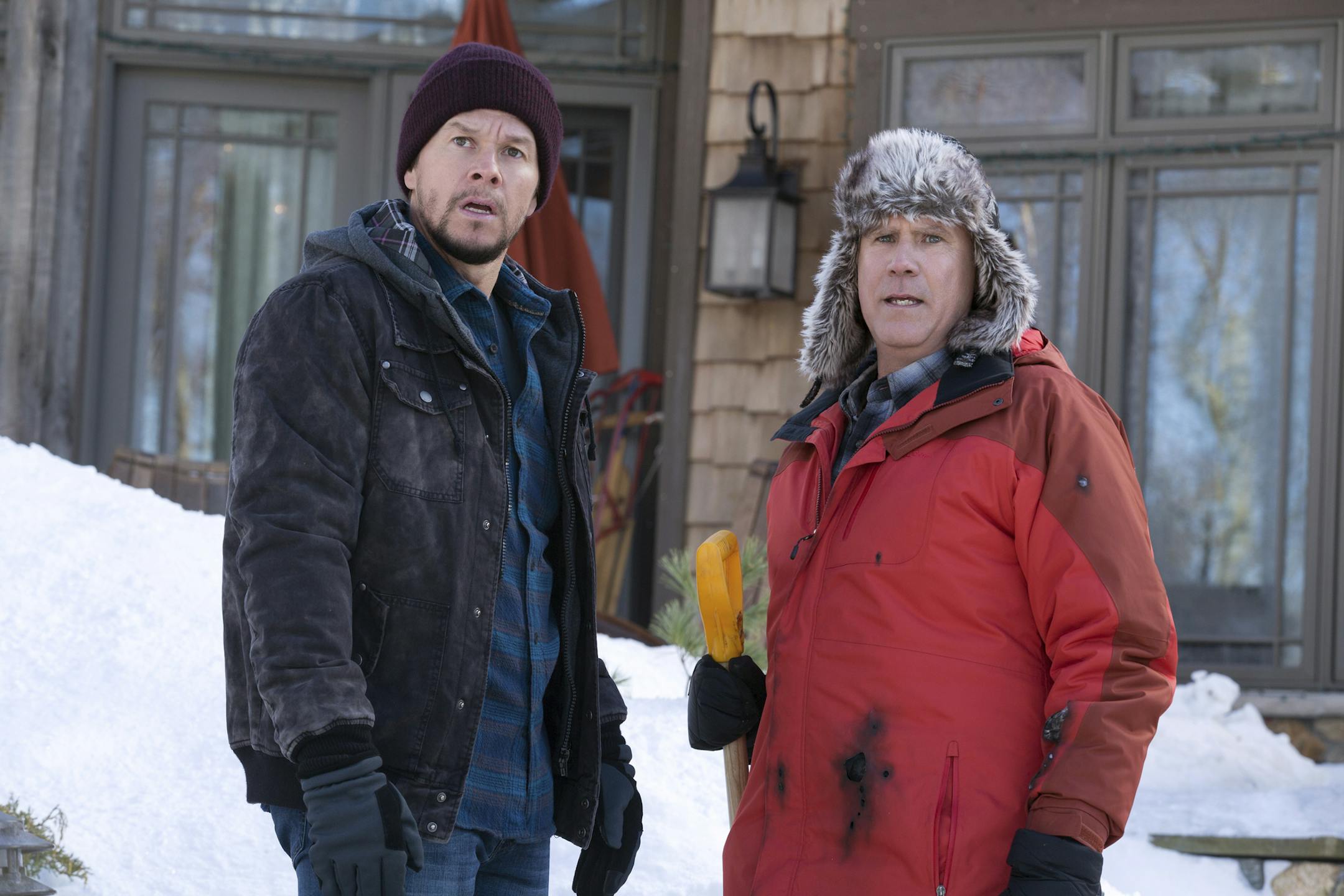 Mark Wahlberg, left, and Will Ferrell in "Daddy's Home 2."