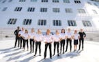 The all-female bridge and officer team that will head the Celebrity Edge. MUST CREDIT: Celebrity Cruises.