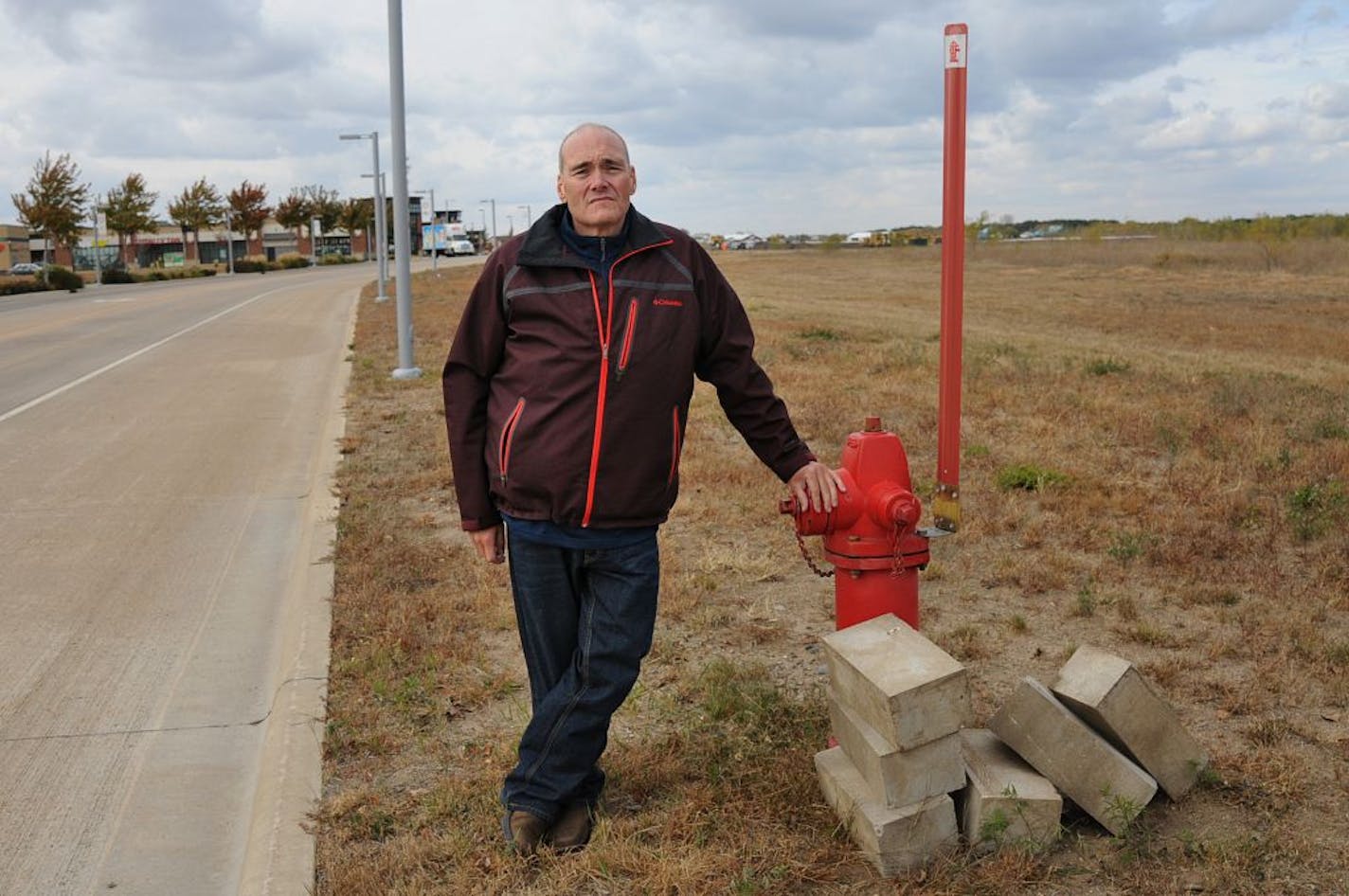 In a letter to the state, former Ramsey Council member David Jeffrey accuses the council of making questionable deals. He's standing at the vacant site of the failed Ramsey Town Center (now called COR). The state auditor declined to comment on whether her office is looking into the allegations.