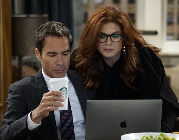 Eric McCormack as Will and Debra Messing as Grace Adler in "Will & Grace."