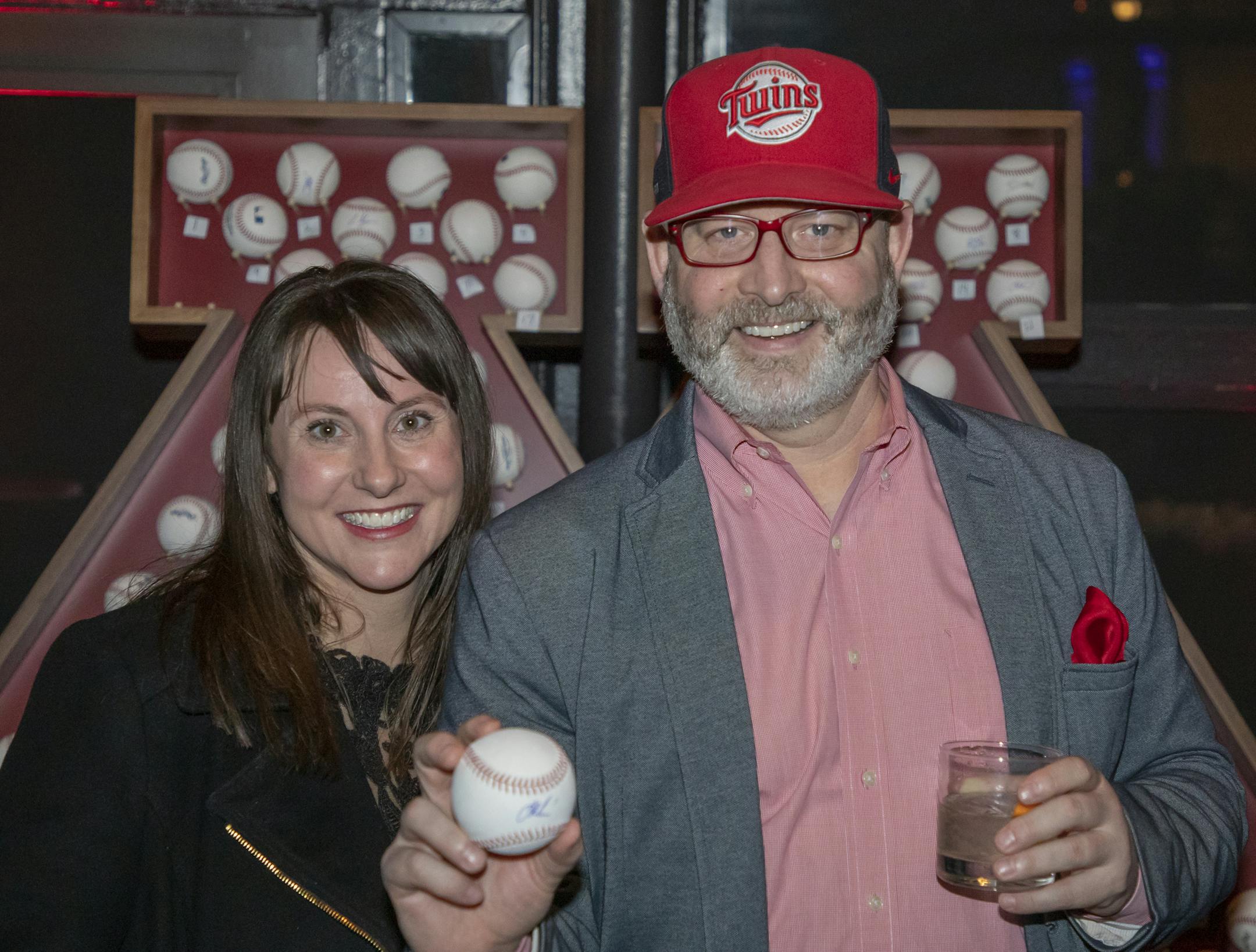 Shelly Link and Adam Lenhart at the 2020 Diamond Awards. [ Special to Star Tribune, photo by Matt Blewett, Matte B Photography, matt@mattebphoto.com, Diamond Awards, University of Minnesota, The Depot, Jan. 23, 2020, Minnesota, SAXO 1010220595 FACE020220