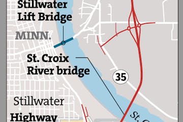 Graphic: St. Croix River Bridge modifications