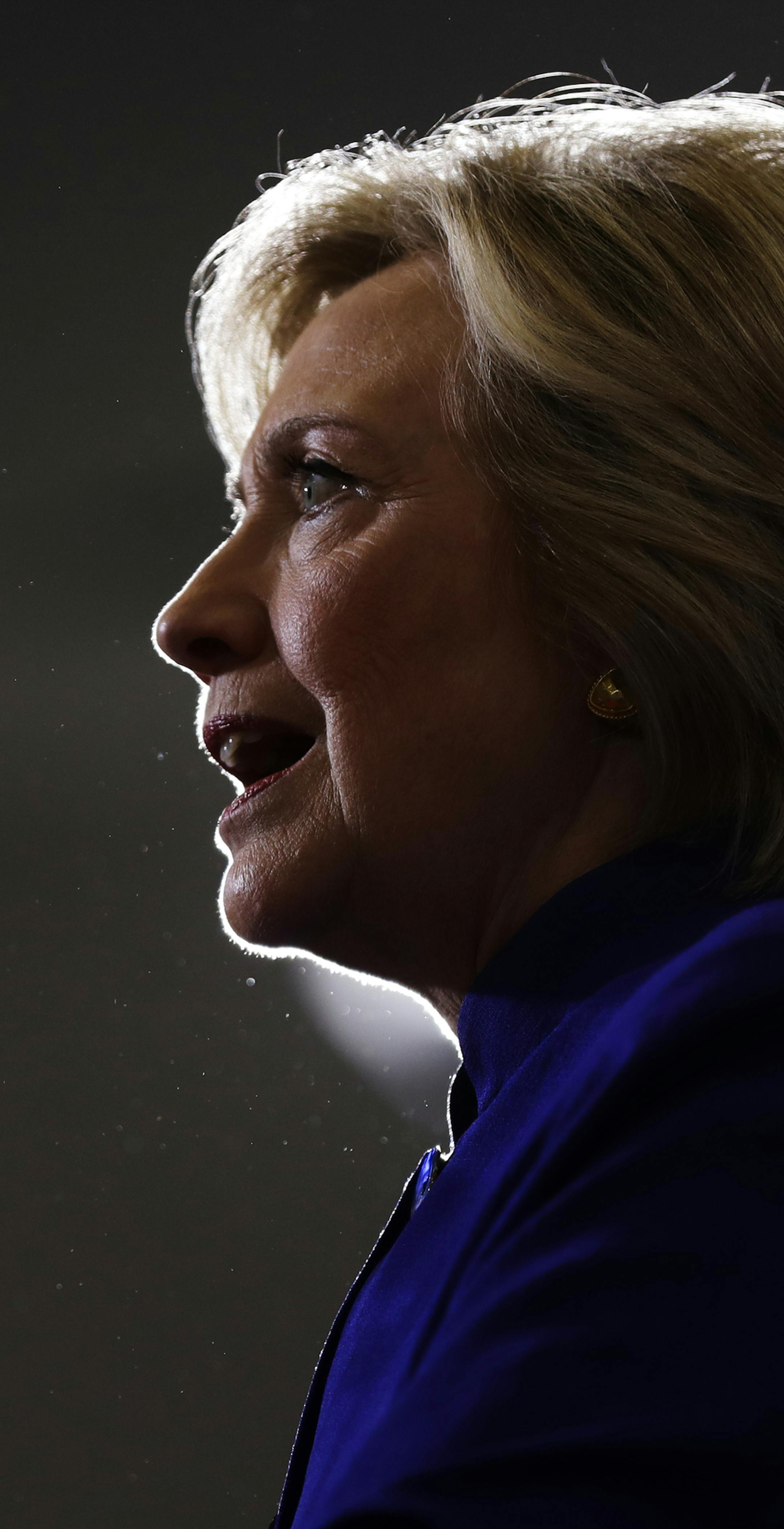Democratic presidential candidate Hillary Clinton speaks during a campaign stop at the Frontline Outreach Center in Orlando, Fla., Wednesday, Sept. 21, 2016. (AP Photo/Matt Rourke)