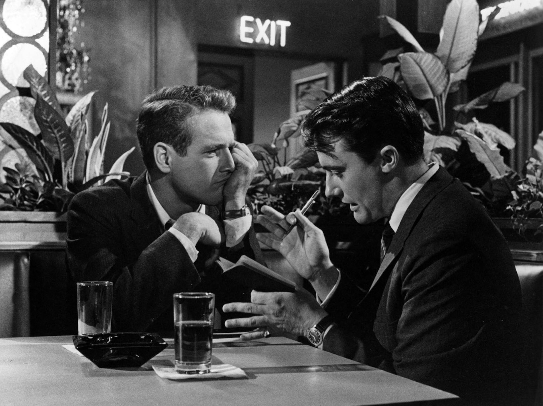 robert vaughn and paul newman in the young philadelphians