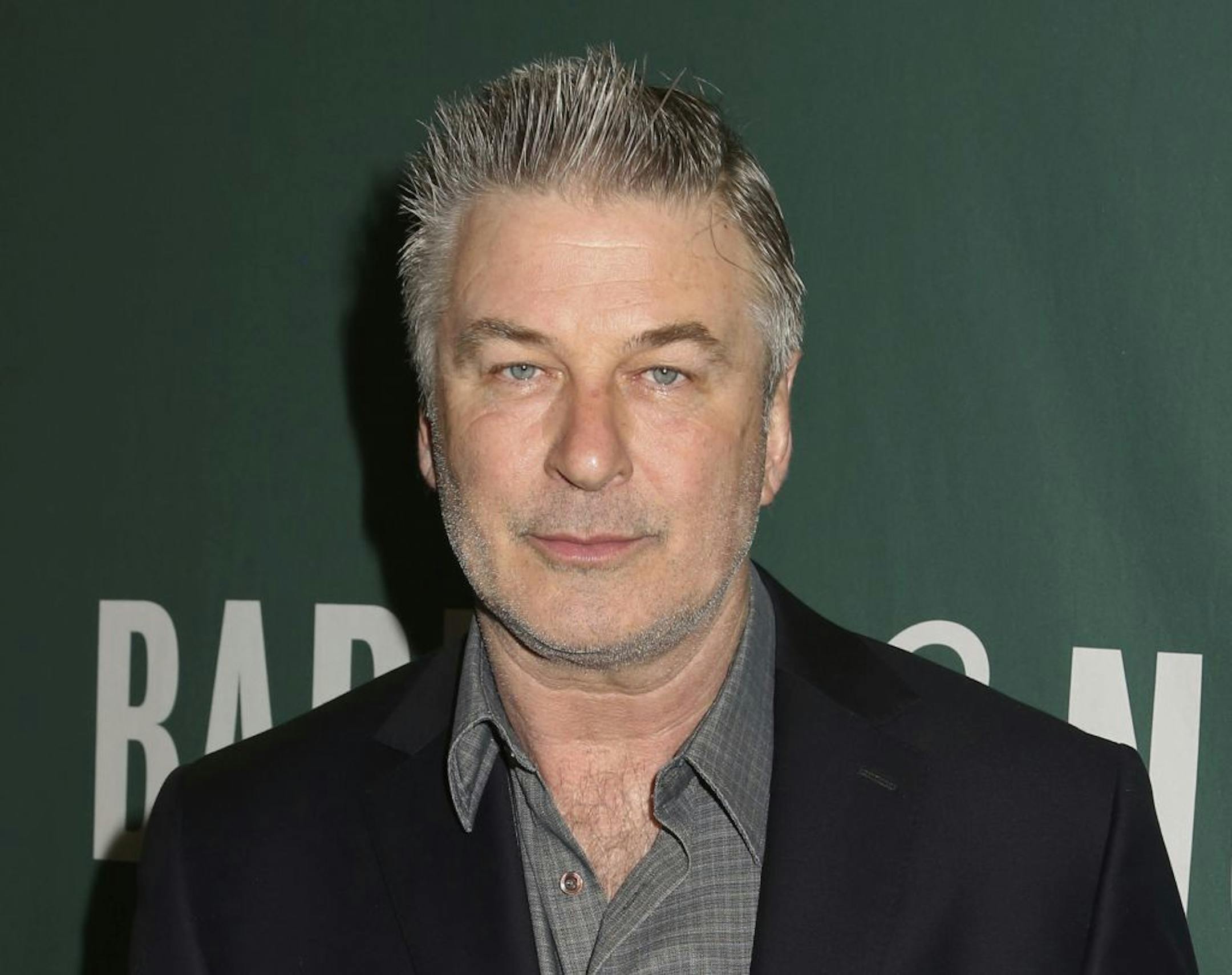 FILE - In this Tuesday, April 4, 2017 file photo, actor and author Alec Baldwin appears at Barnes & Noble Union Square to sign copies of his new book, "Nevertheless: A Memoir," in New York.