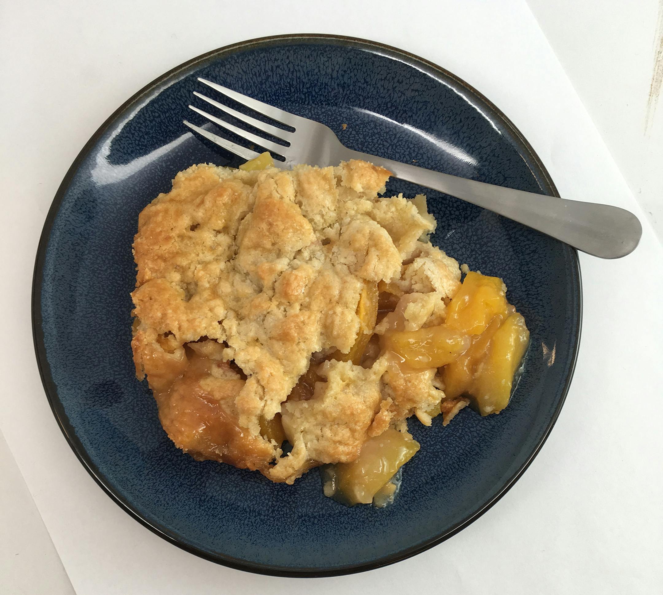 Star Tribune photo This time of year, it's all about the peaches. Peach cobbler is a good go-to recipe.