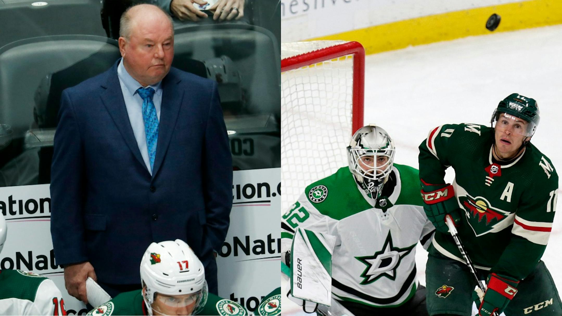 Coach Bruce Boudreau and winger Zach Parise are trying to solve the Wild's offensive woes.