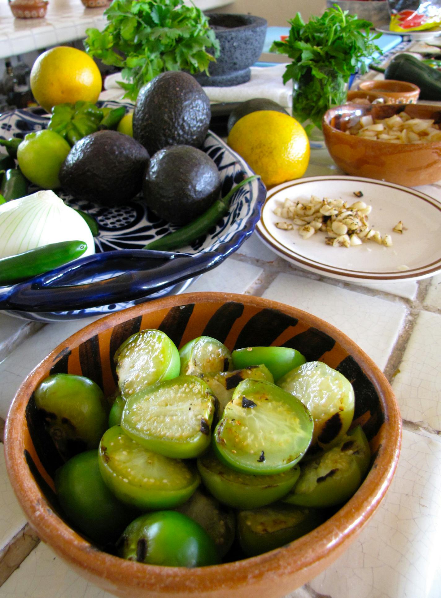 Puerto Morelos boasts plenty of fresh produce, which students at the Little Mexican Cooking School turn into traditional Mexican dishes.