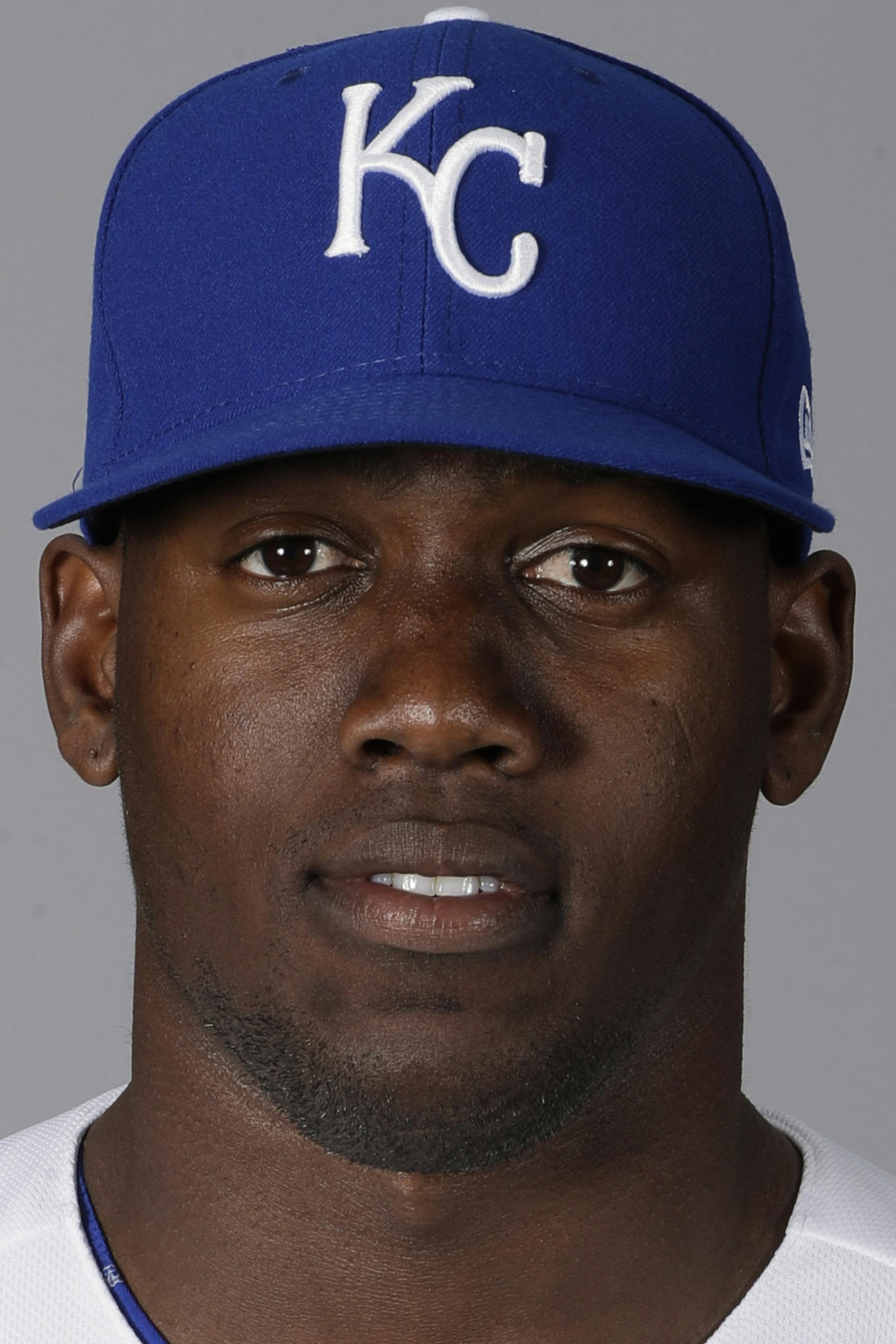 This is a 2017 photo of Jorge Soler of the Kansas City Royals baseball team. This image reflects the Royals active roster as of Monday, Feb. 20, 2017, when this image was taken. (AP Photo/Charlie Riedel) ORG XMIT: NYKV1421