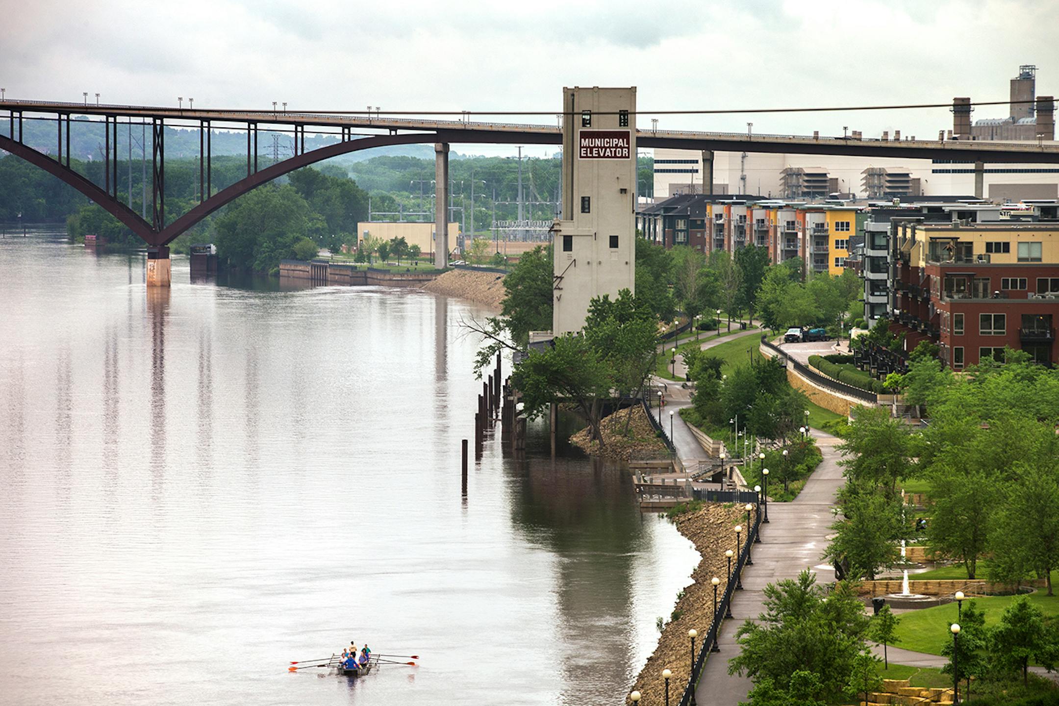 The view from the former West Publishing building in downtown St. Paul on Friday, May 29, 2015.