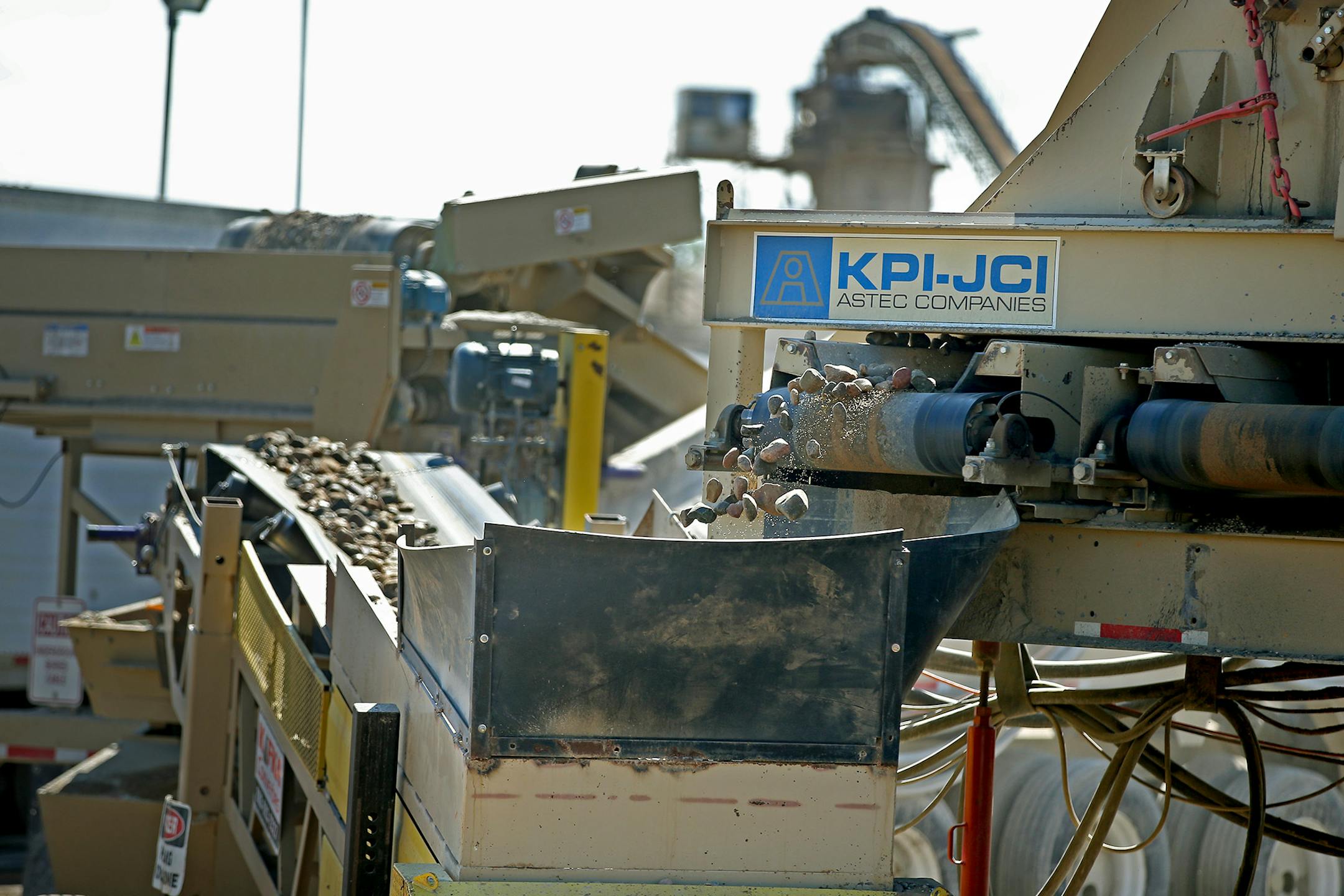 Dakota Aggregates, the company mining UMore Park in Rosemount, gave tours of its facility to showcase plans for future growth in September 2015.