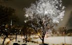 Holidazzle 2019 kicked off with fireworks a 16-foot yeti sculpted from mattress packing discards and an ice skating exhibition Friday, Nov. 29, 2019, 