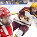 Gophers left winger Rhett Pitlick has found a new level this season to earn a place on the top line with Jimmy Snuggerud and Oliver Moore.