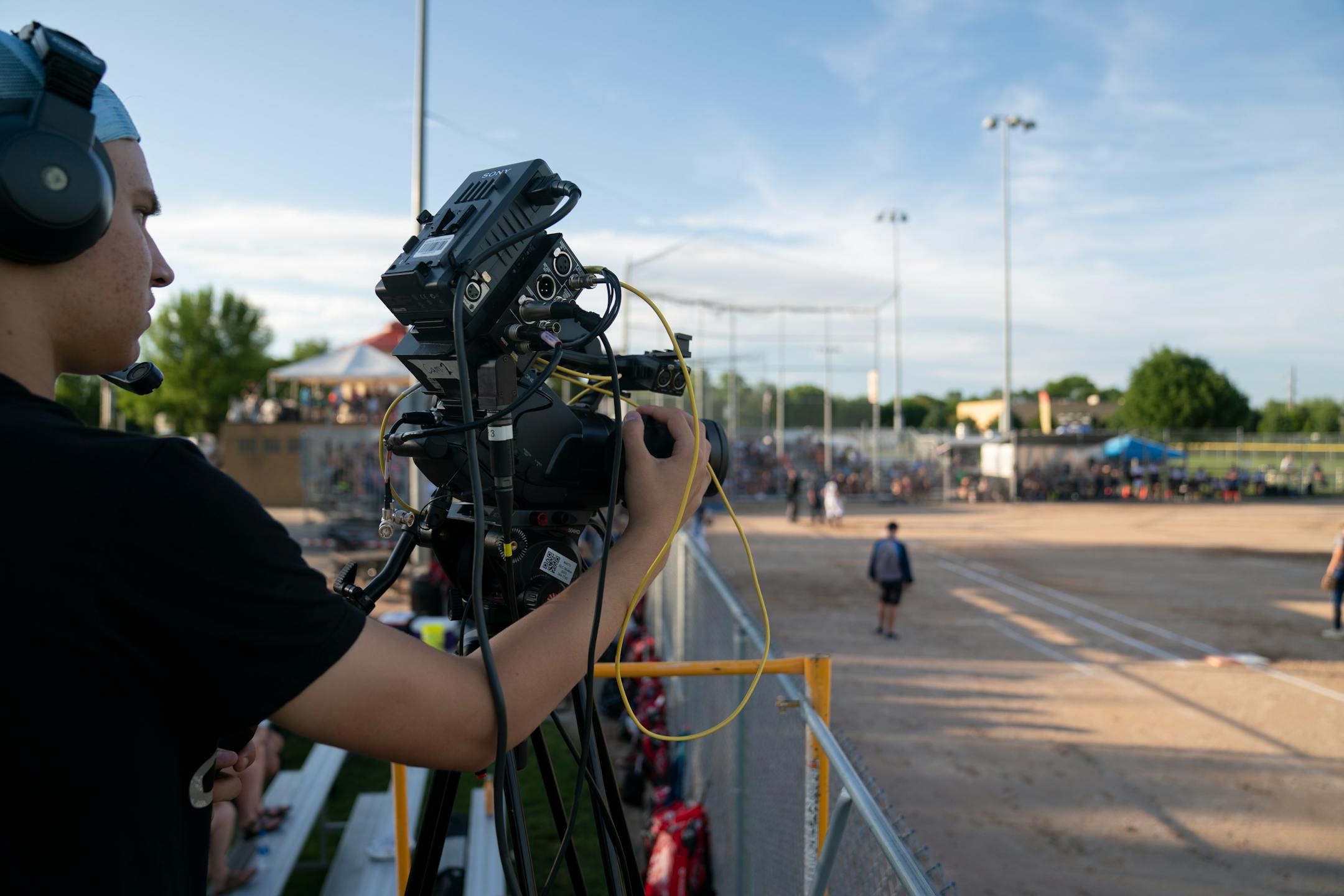 The Aussie Pepper's verse Canadian Wild softball game was taped and streamed online in North Mankato, Minn. Wednesday, July 3, 2019. ] RENEE JONES SCHNEIDER ¥ renee.jones@startribune.com
