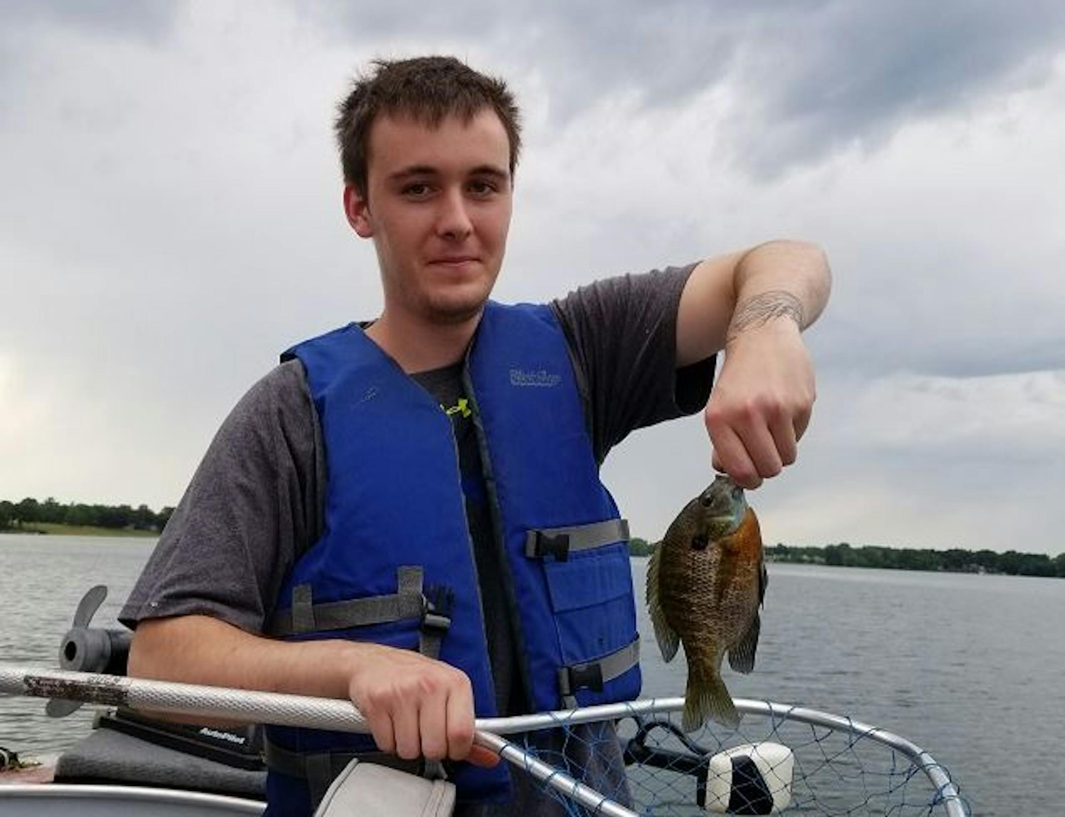 Austin Heights enjoyed the outdoors, said family friend Ruth Novak, who joined him fishing with others on Madison Lake east of Mankato. Credit: Provided by Ruth Novak
