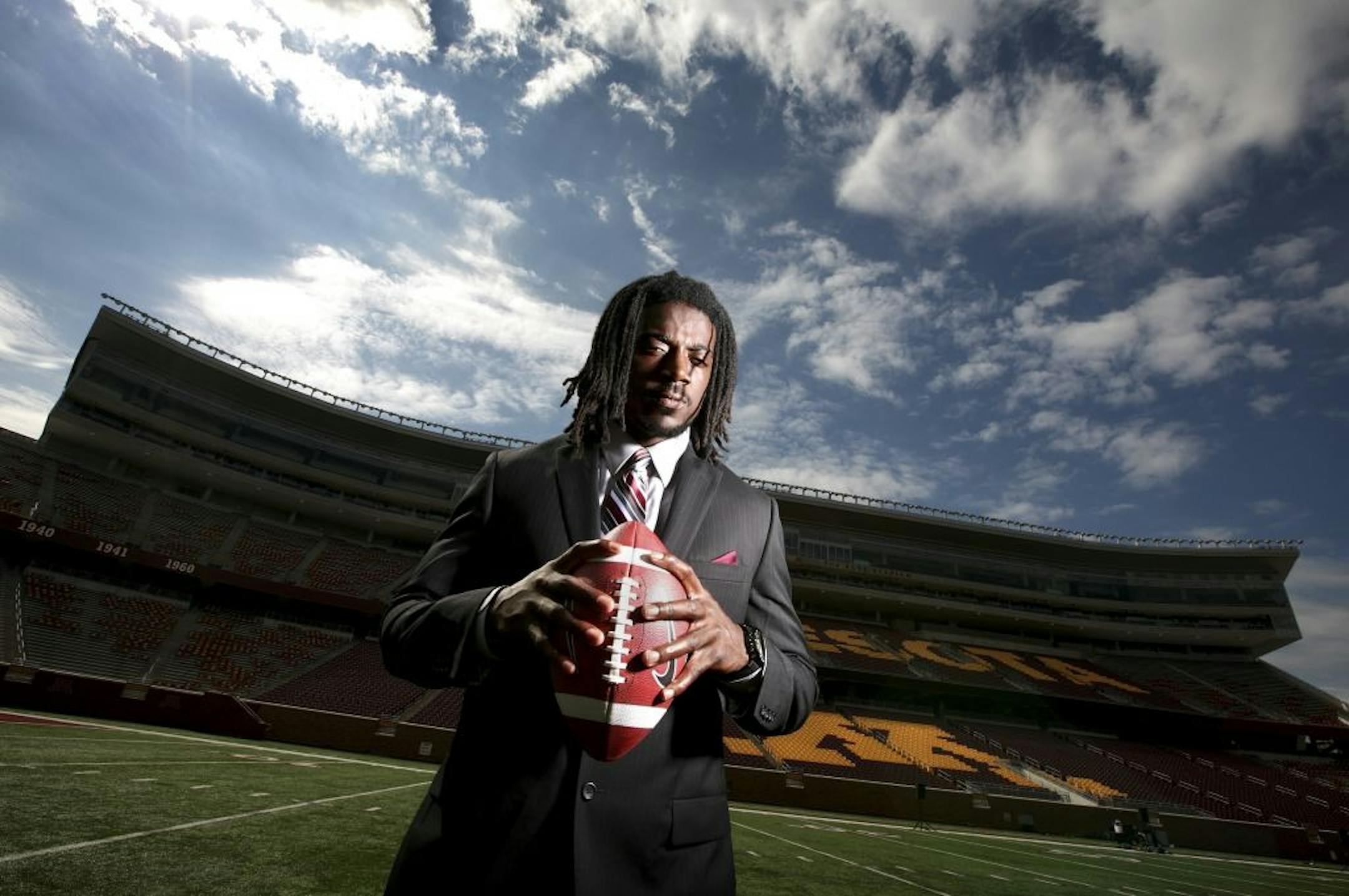 Even with new twins, MarQueis Gray found time to visit a youngster in the hospital.