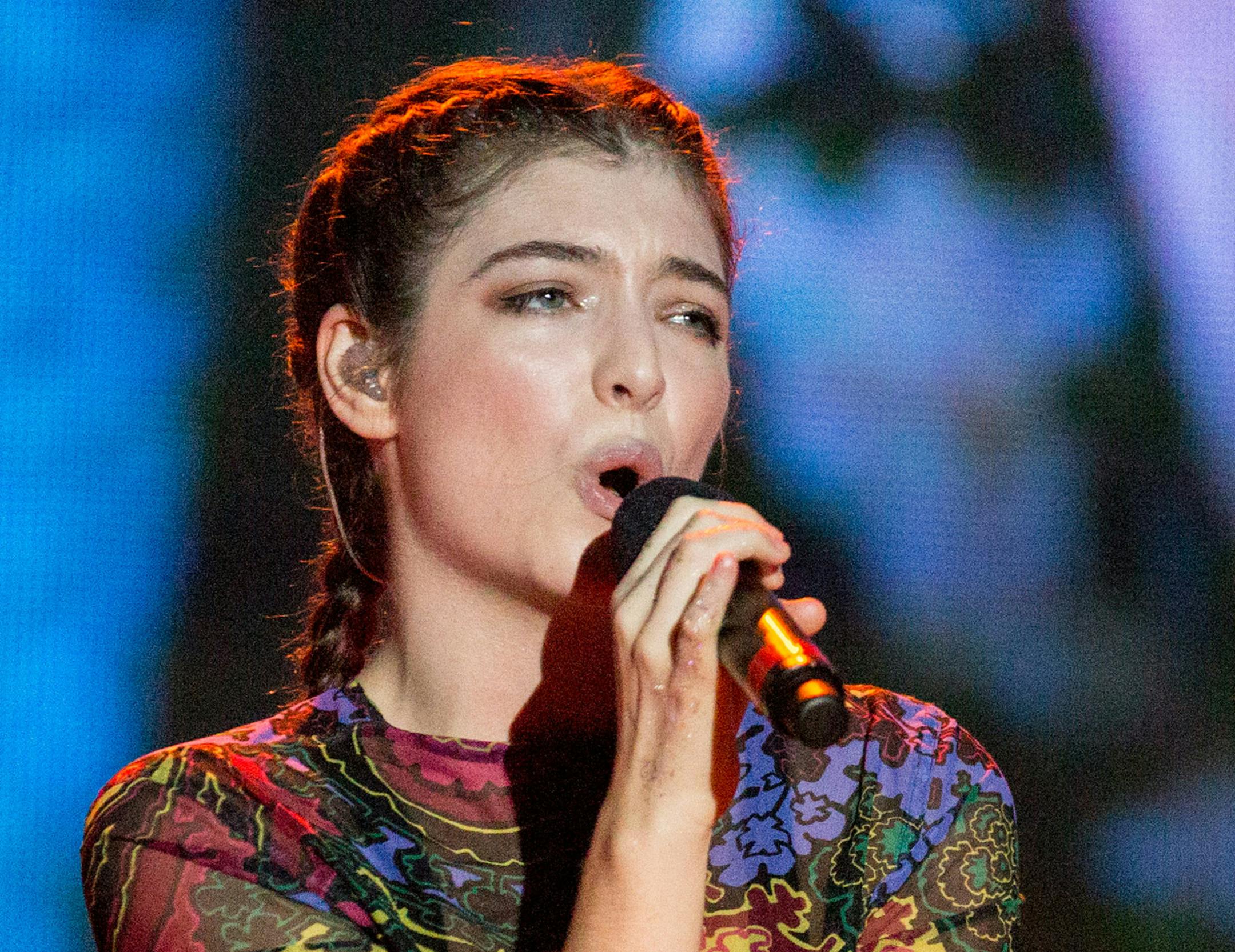 Lorde (Ella Marija Lani Yelich-O'Connor) during Bonnaroo Music and Arts Festival at Great Stage Park on June 11, 2017, in Manchester, Tennessee (Daniel DeSlover/imageSPACE/Sipa USA/TNS) ORG XMIT: 1204245
