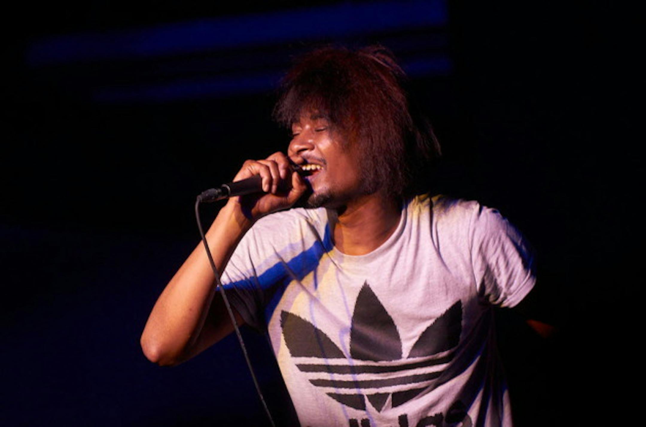 Detroit rapper Danny Brown, shown here at 2012's South by Southwest Music Conference, won't be as up close to the audience at the Summer Set fest. / Photo by Tony Nelson