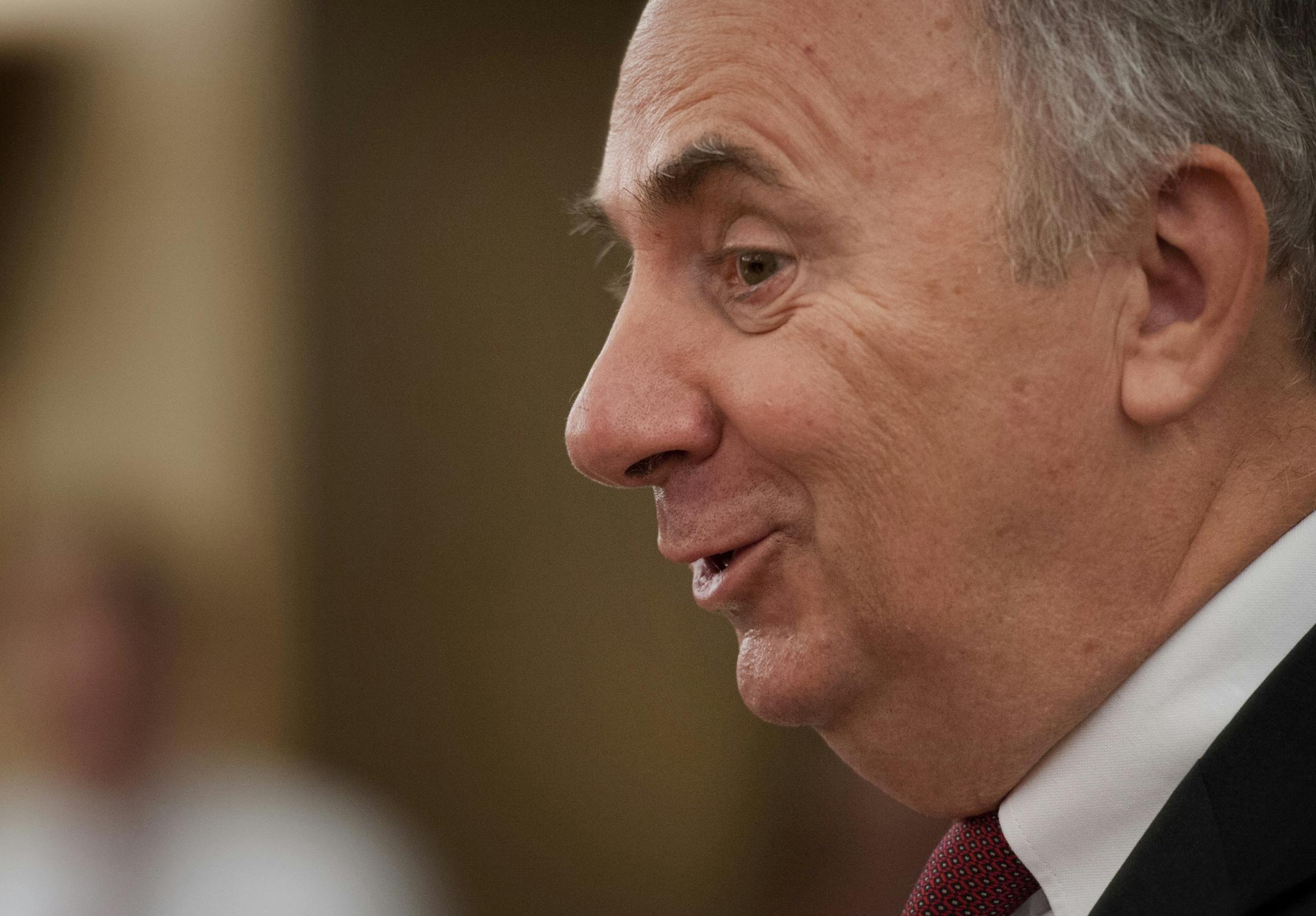 State economist Tom Stinson smiled as he talked about his retirement plans on Monday.