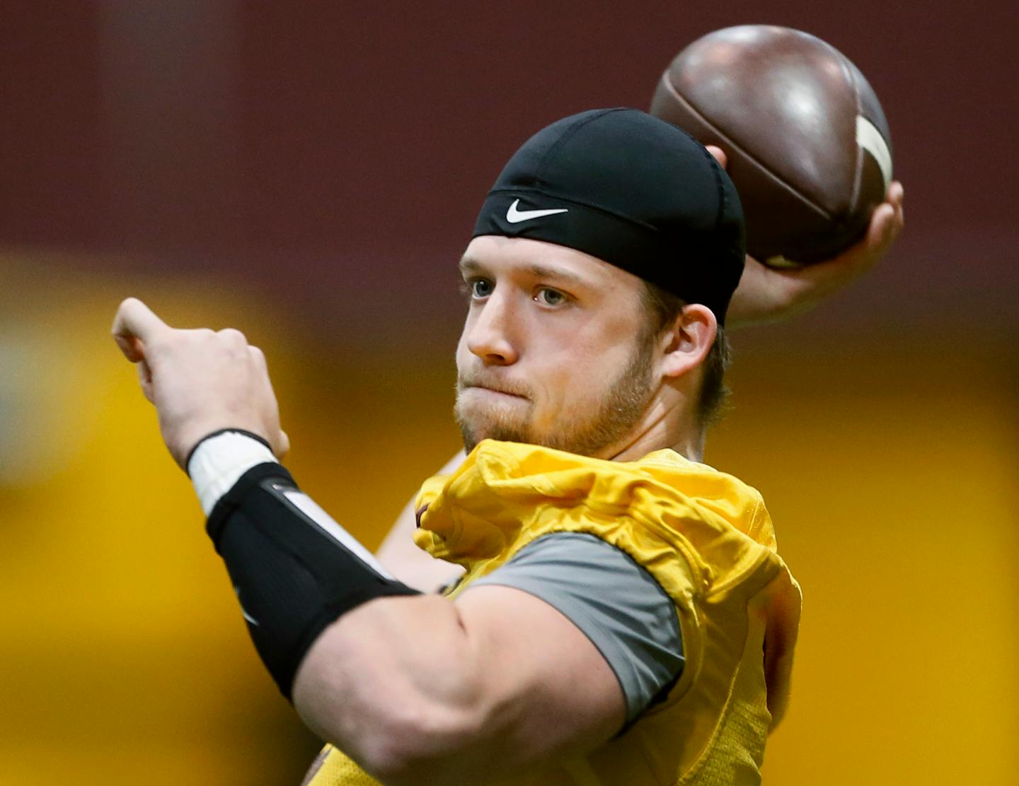 Minnesota quarterback Mitch Leidner