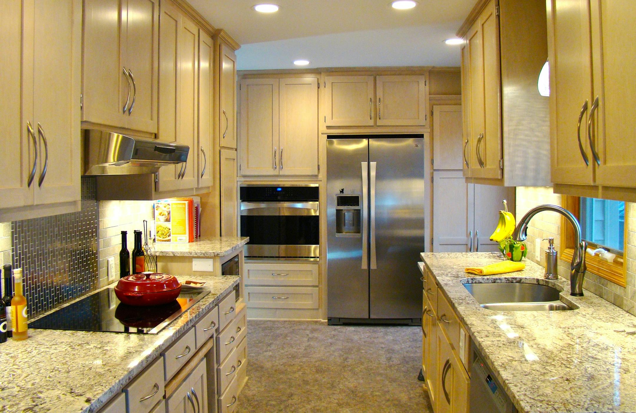 Before & After - Universal design kichen remodel . Credit Tomco Company