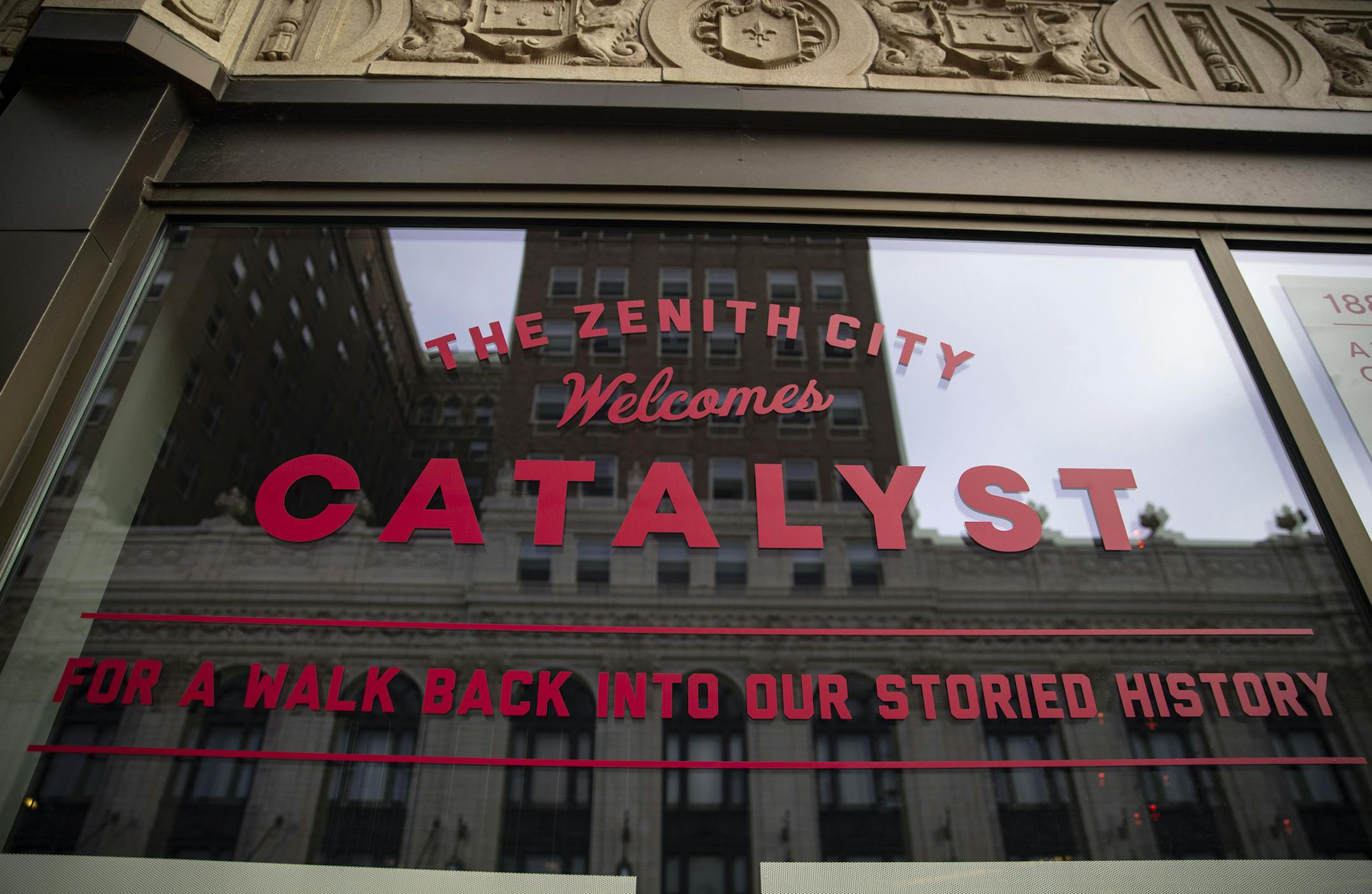Advertisements for the Catalyst Film Festival have been plastered on the outside of the Zeitgeist in downtown Duluth. ] ALEX KORMANN • alex.kormann@startribune.com The Catalyst Film Festival will be coming to Duluth, MN on October 9th and run through the 13th. It will be hosted at the NorShore theater and Zeitgeist.