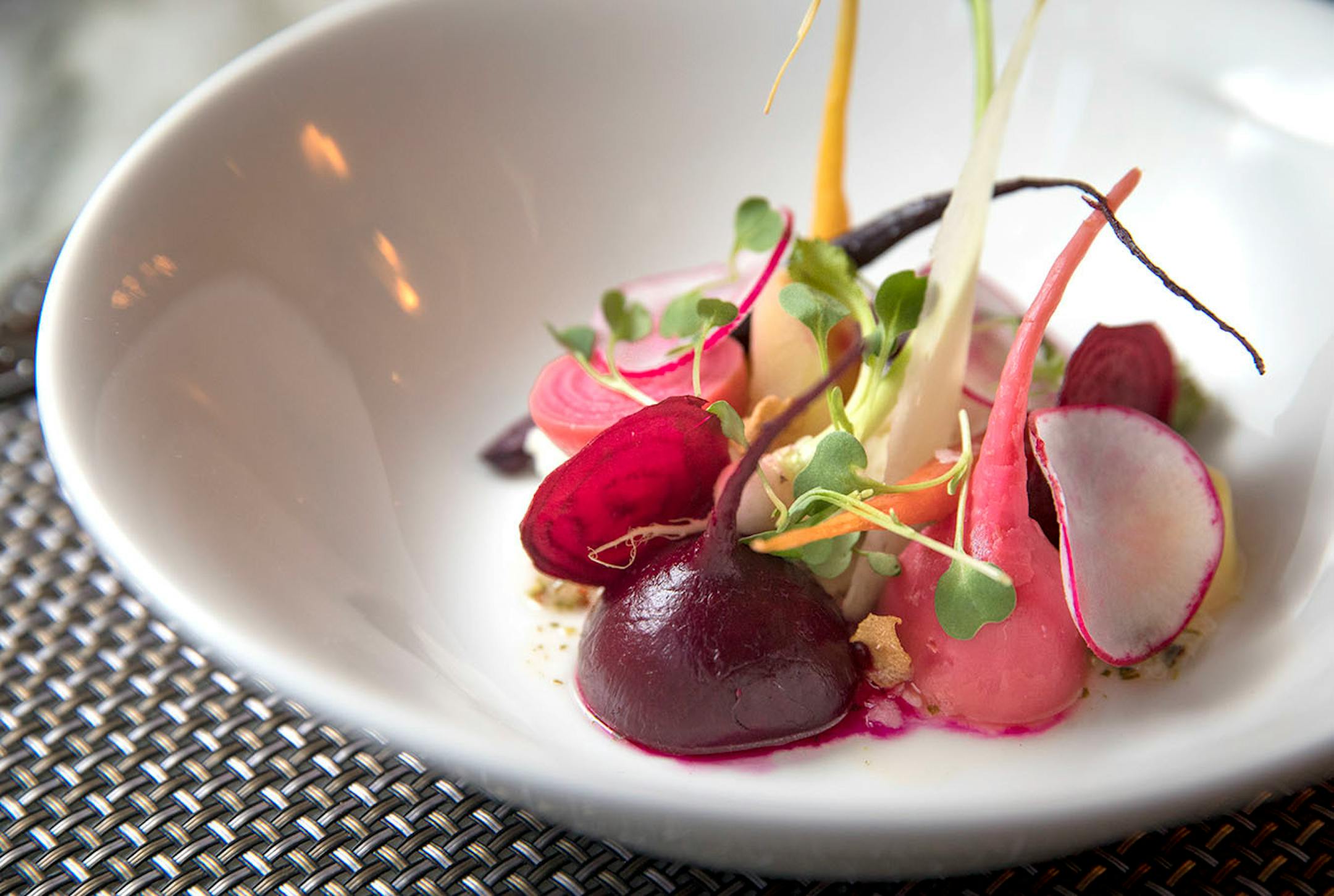 Root vegetable salad at Bardo on Thursday, January 11, 2018, in Minneapolis, Minn.