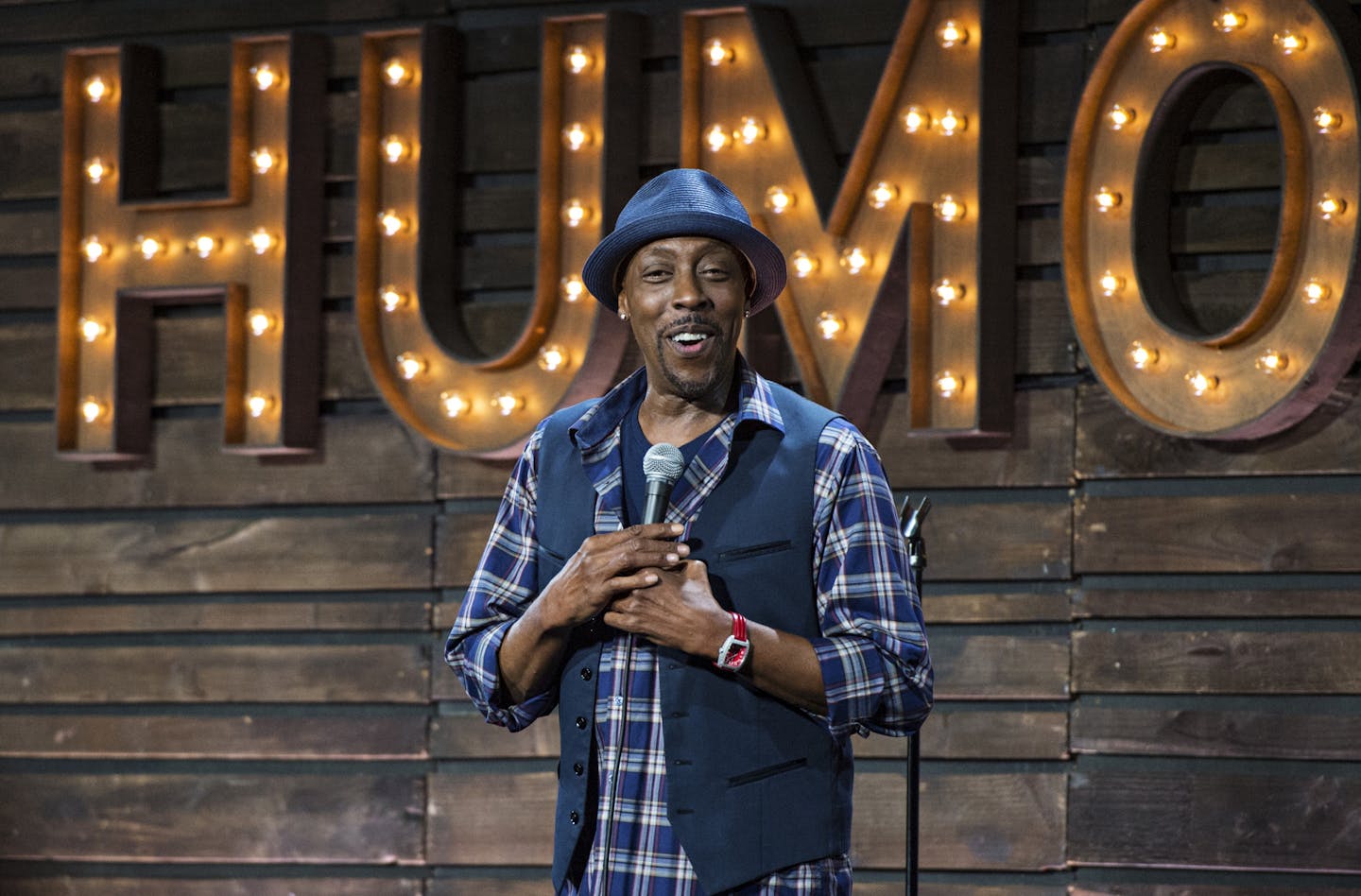 Arsenio Hall seen at KAABOO 2017 at the Del Mar Racetrack and Fairgrounds on Friday, Sept. 15, 2017, in San Diego, Calif. (Photo by Amy Harris/Invision/AP) ORG XMIT: INVW