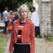 Ashley Jensen in "Agatha Raisin and the Curious Curate."
credit: Acorn TV