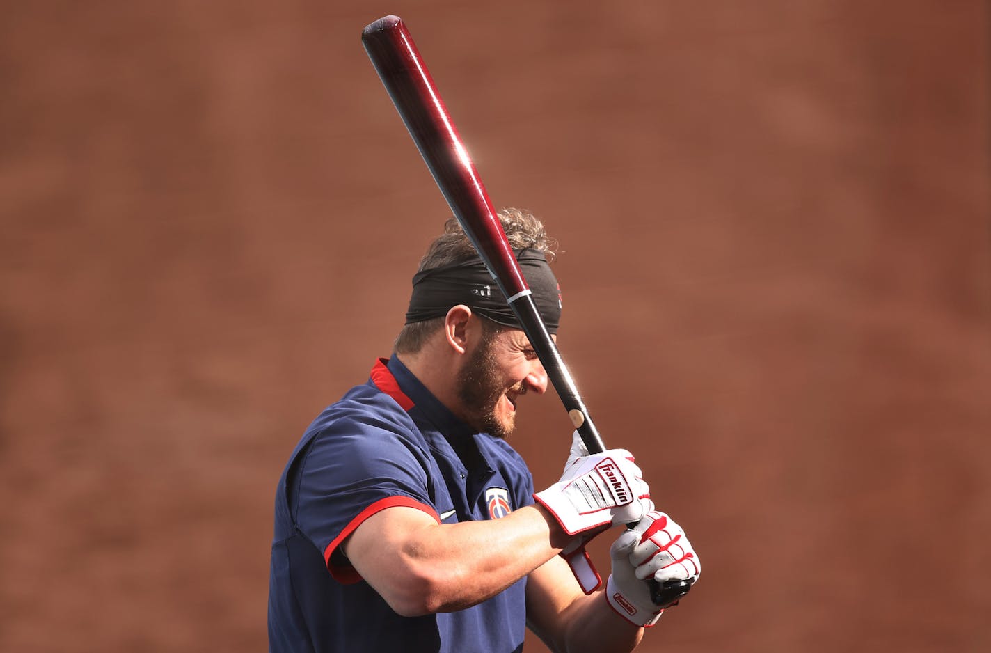 Minnesota Twins third baseman Josh Donaldson (24) during batting practice.] Jerry Holt •Jerry.Holt@startribune.com The Minnesota Twins prepare for their Wild Card Series against the Houston Astors during workout at Target Field Monday September 28,2020 in Minneapolis,MN.