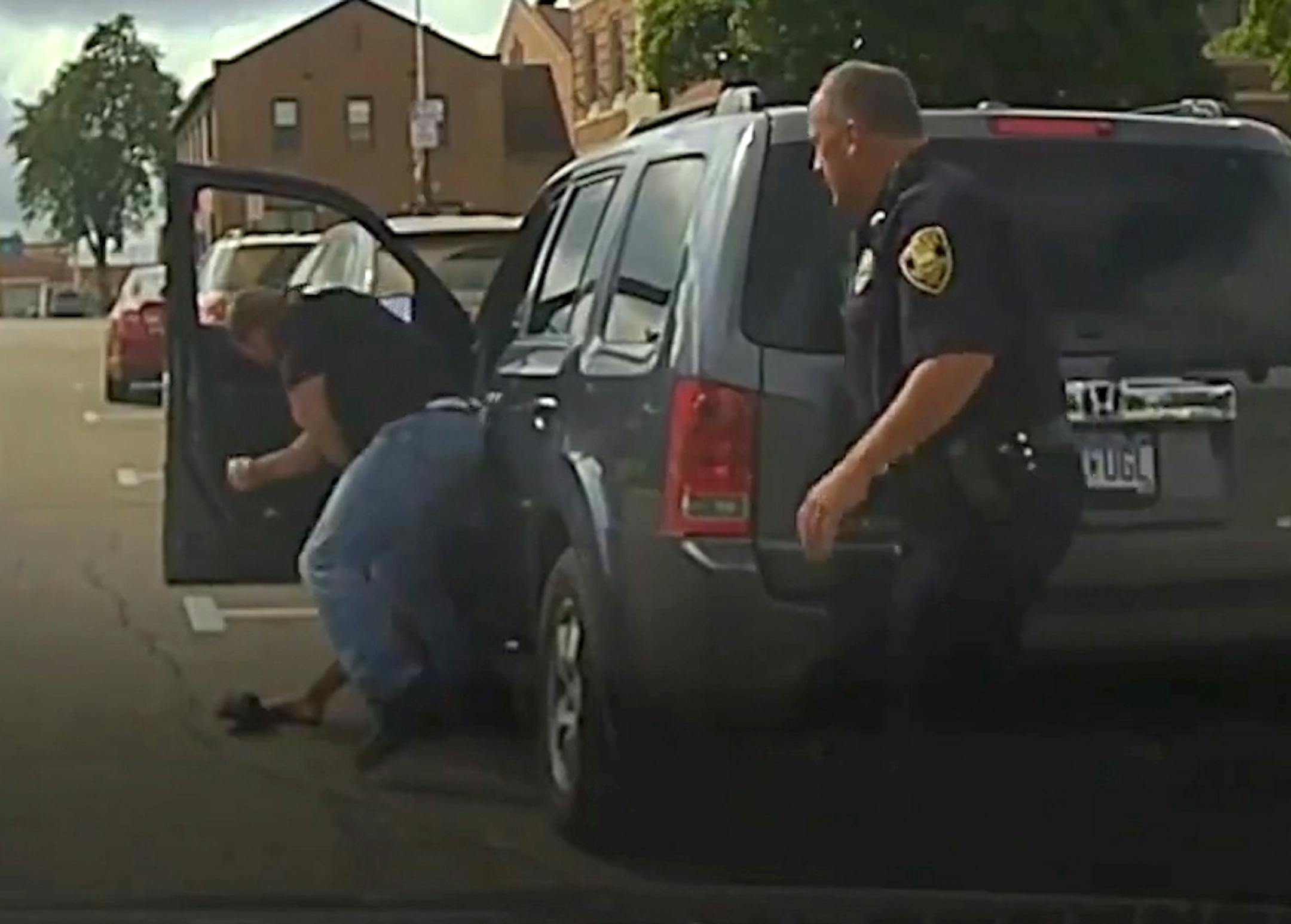 WORTHINGTON POLICE SQUAD CAR VIDEO. Worthington police officer Joe Joswiak is seen pulling over and punching Anthony Promvongsa during a July 2016 arrest.