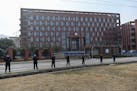 The Wuhan Institute of Virology in Wuhan, in China’s central Hubei province on Feb. 3, as members of the World Health Organization team investigatin
