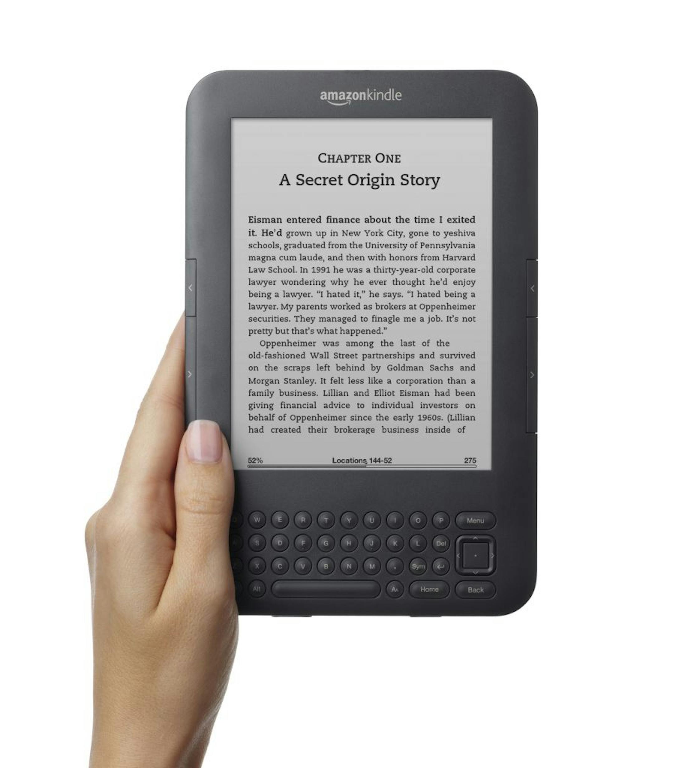 The Amazon Kindle is responsible for bringing E-ink readers to the masses.