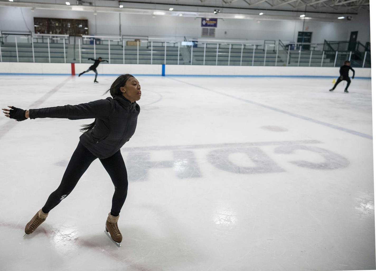 Mariyah Gerber who skates on national skate shows lets it fly on the ice]. ] Like many Minnesotans, Deneane Richburg grew up ice skating. Unlike many figure skaters, she's black. Her experience in the rink inspired her to invite more people of color onto the ice. After an injury, she focused on dance. Soon, dancing and skating intertwined, and she founded Brownbody.RICHARD TSONG-TAATARII &#xa5; richard.tsong-taatarii@startribune.com